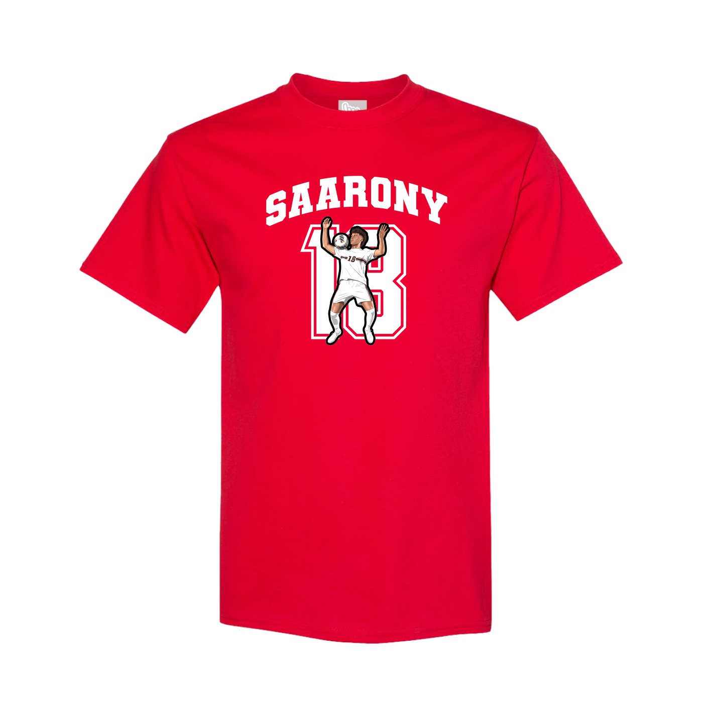 Youth Tee — Number in Red