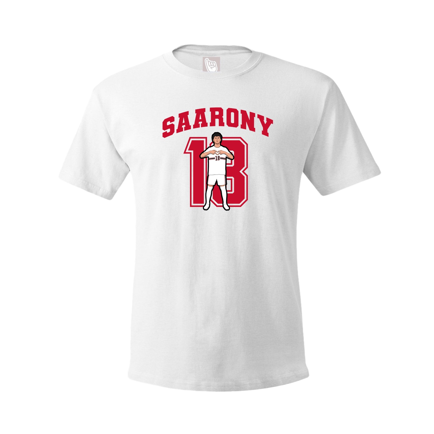 Tee — Number in White