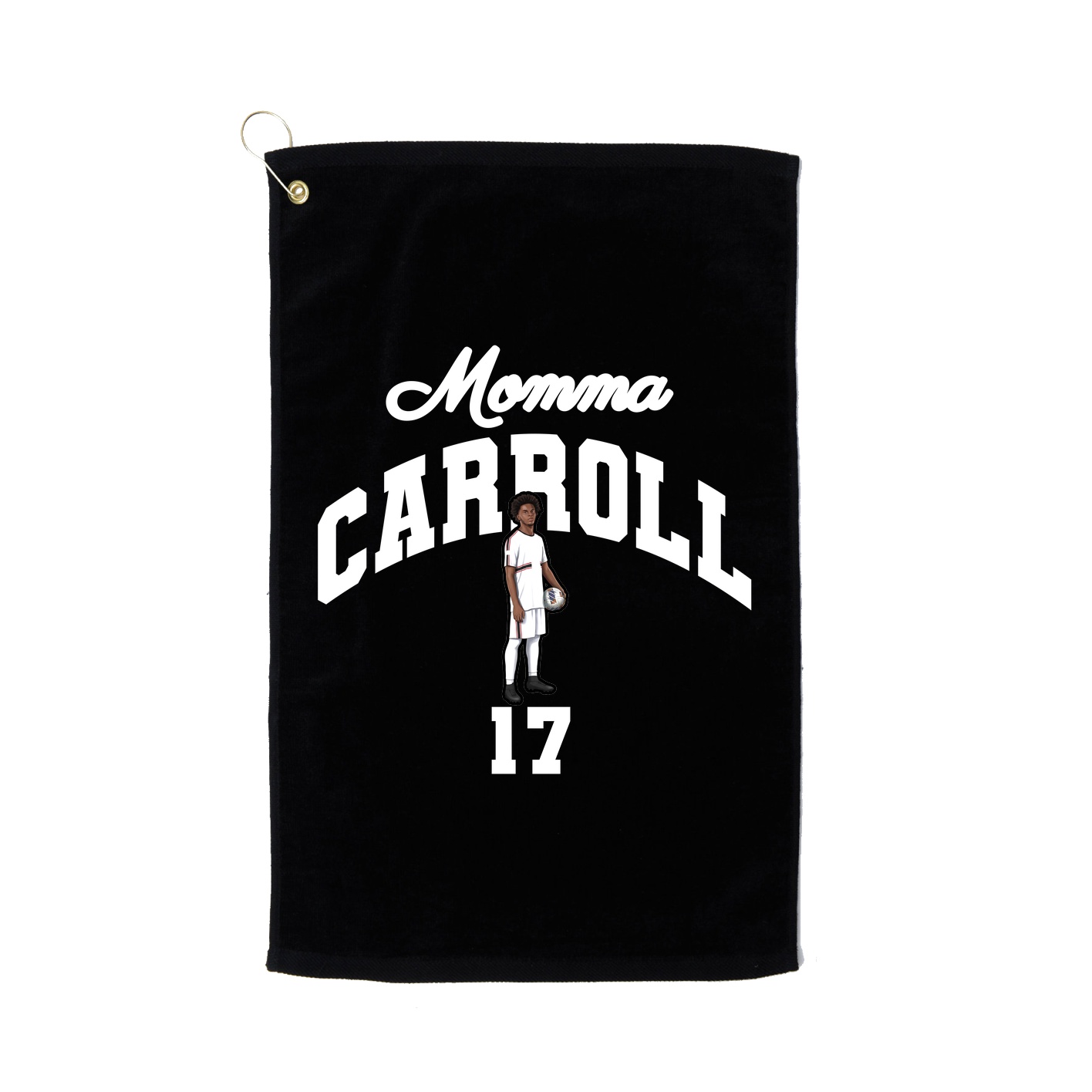 Golf Towel — Mothers Day Arch in Black