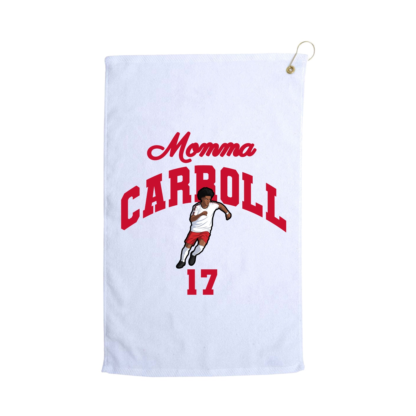 Golf Towel — Mothers Day Arch in White