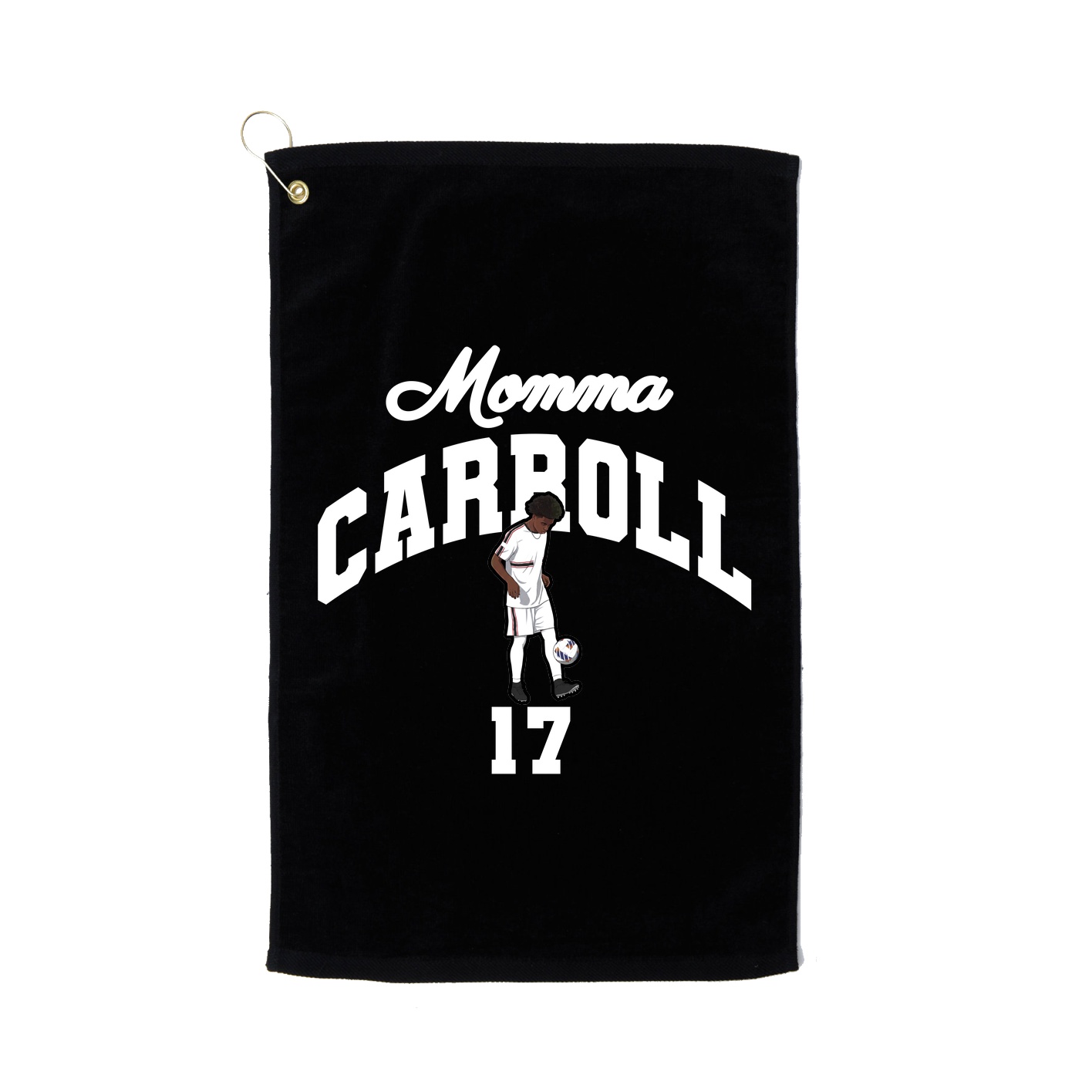 Golf Towel — Mothers Day Arch in Black