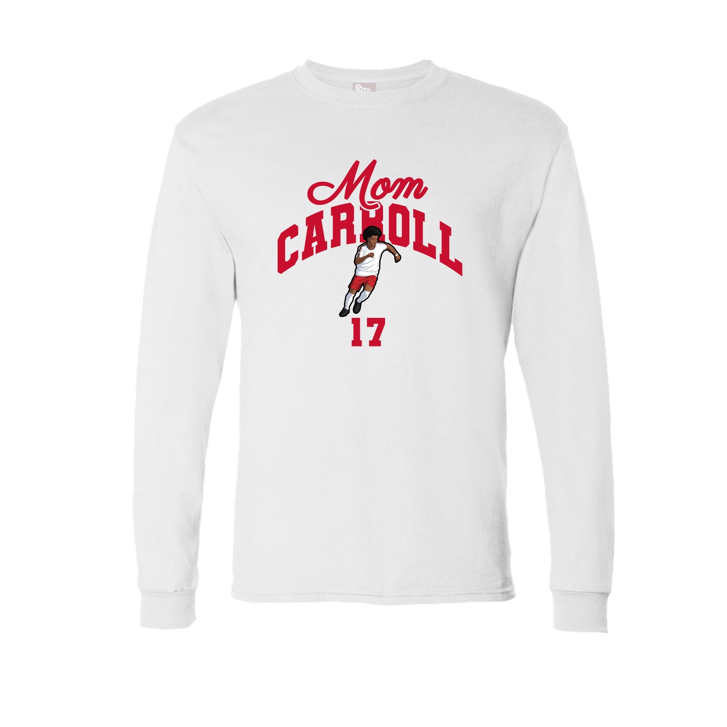 Long Sleeve Tee — Mothers Day Arch in White