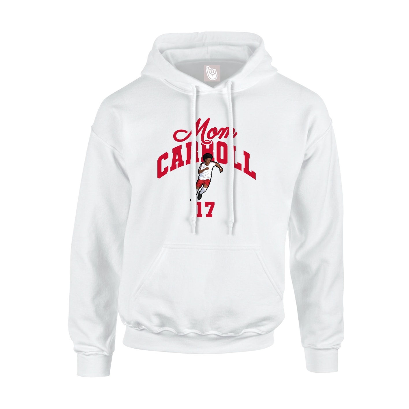 Youth Hoodie — Mothers Day Arch in White