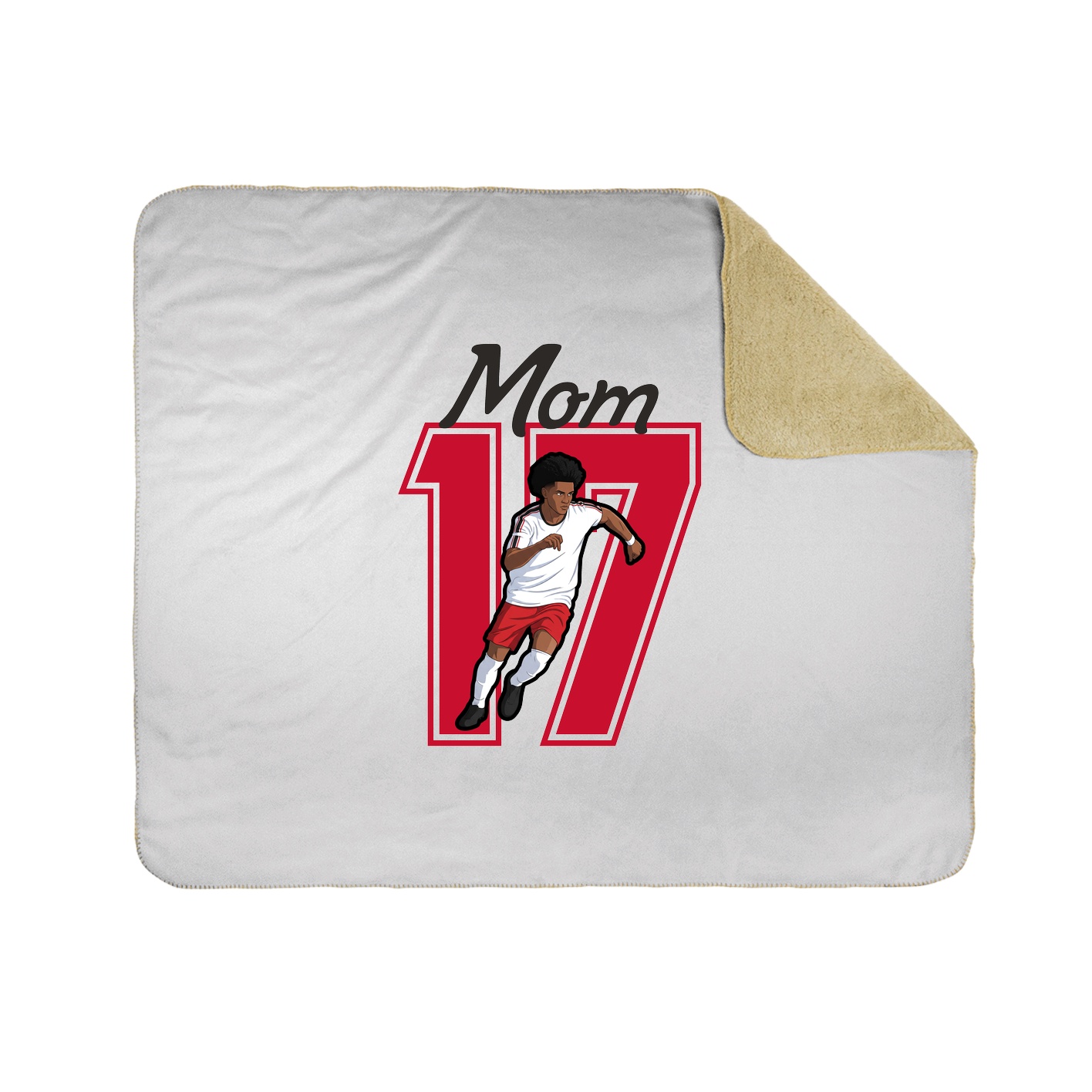 Throw Blanket — Mothers Day Shirsey in White
