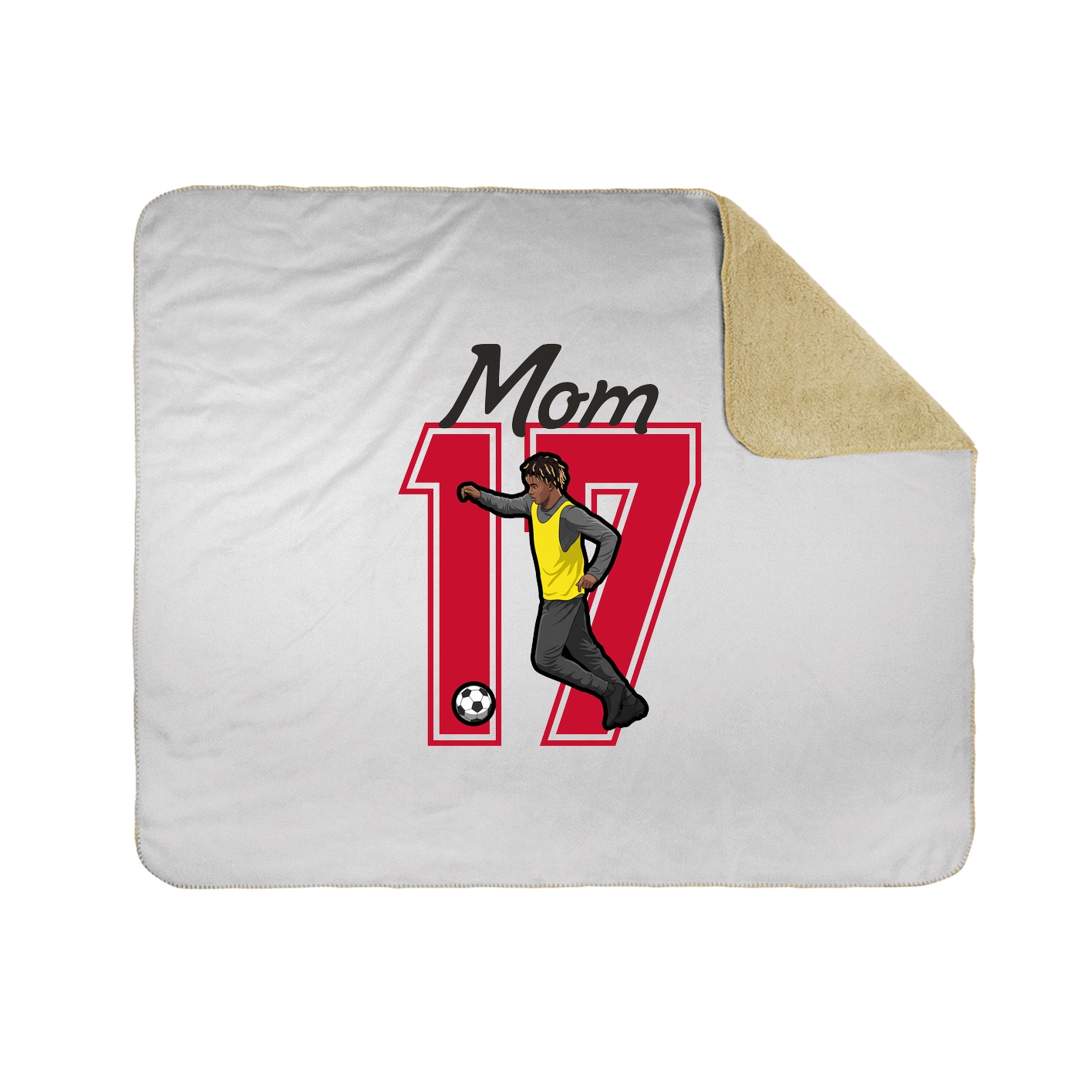 Throw Blanket — Mothers Day Shirsey in White