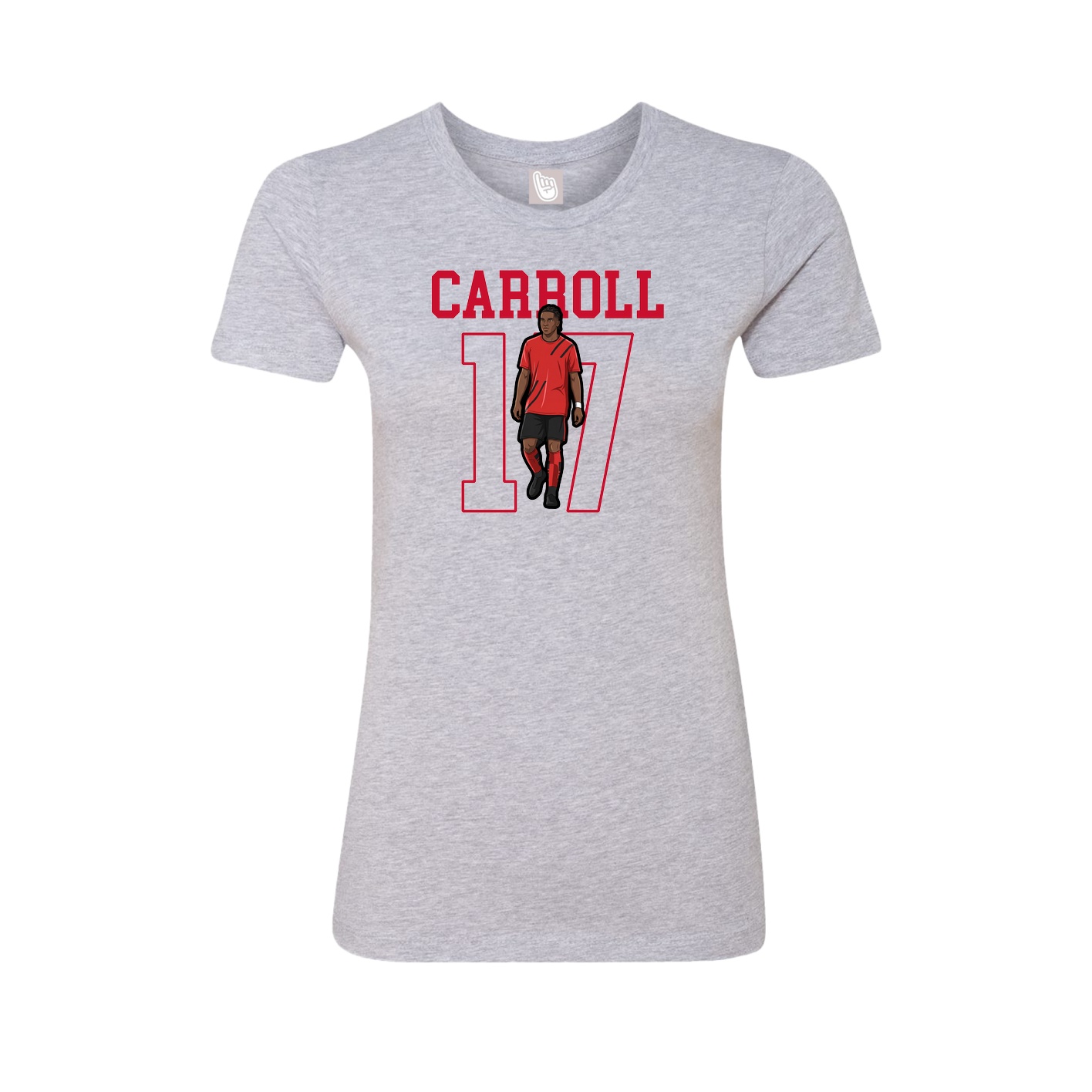 Fitted Women's Tee — Shirsey in Grey