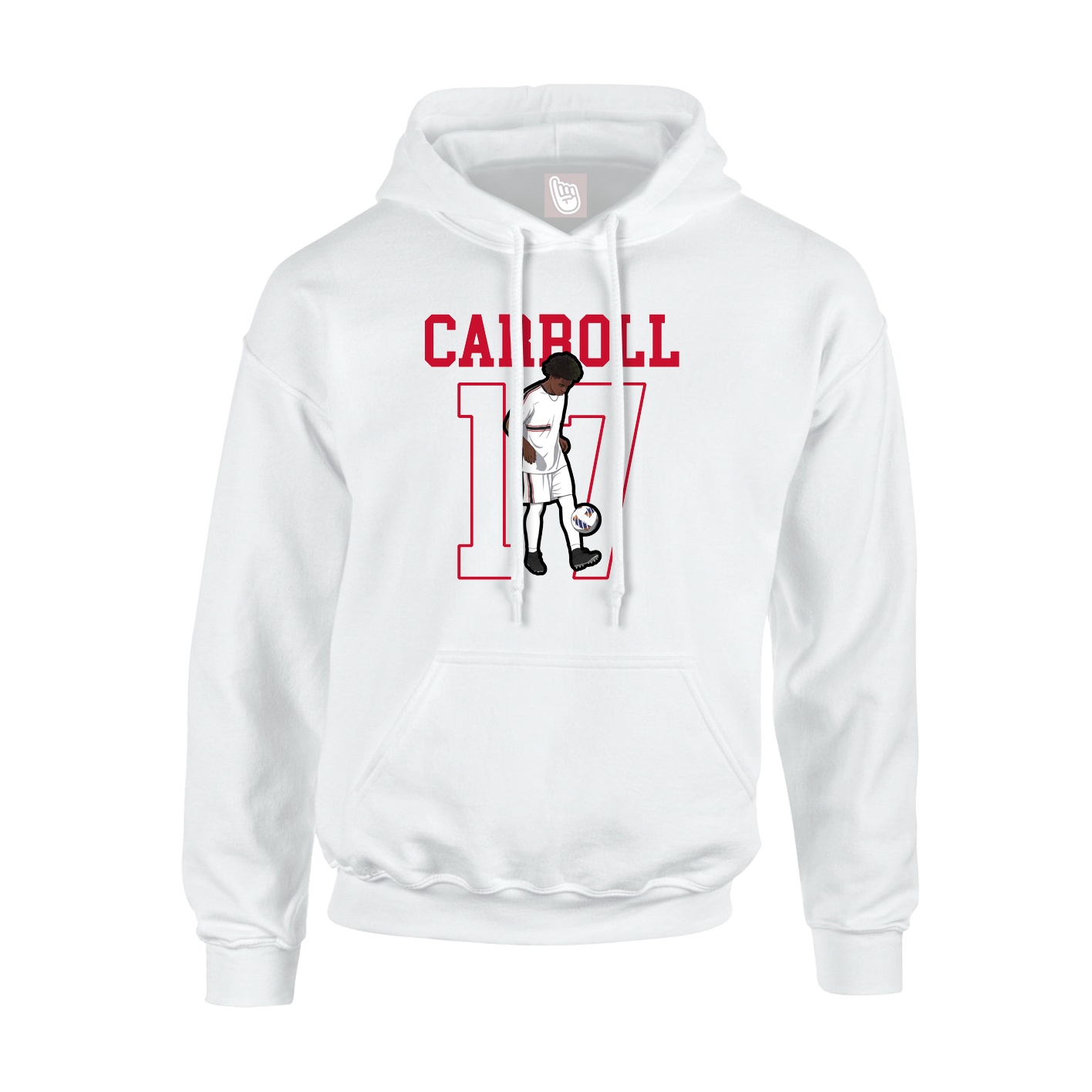Youth Hoodie — Shirsey in White
