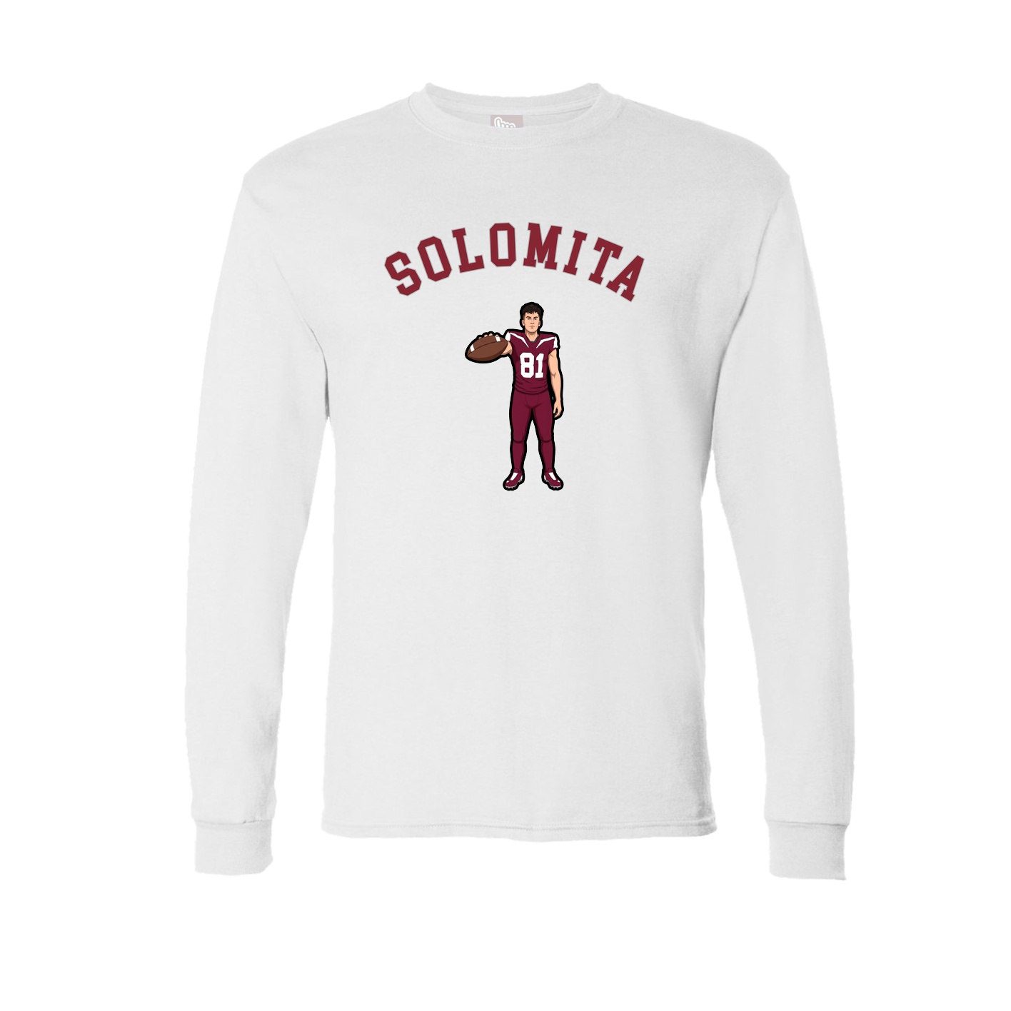 Long Sleeve Tee — Shirsey Arch in White