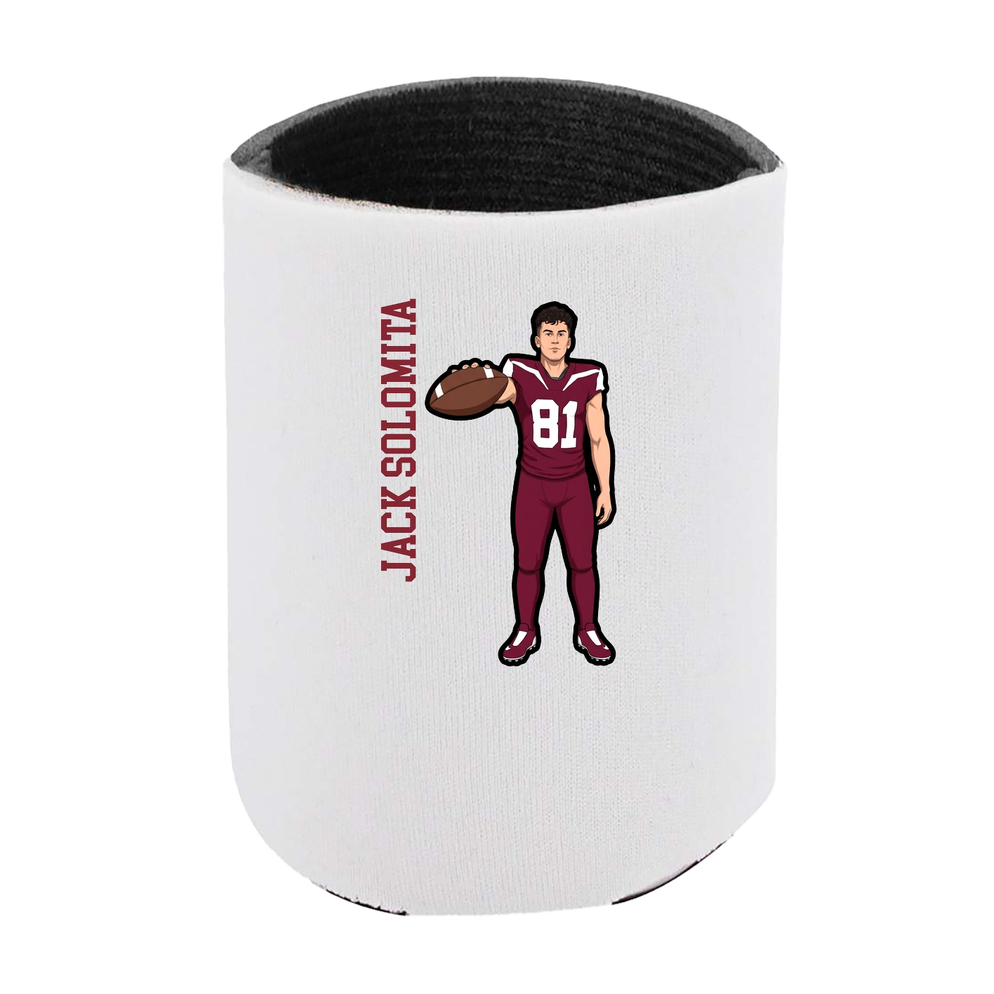 Can Holder — Name Vertical in White