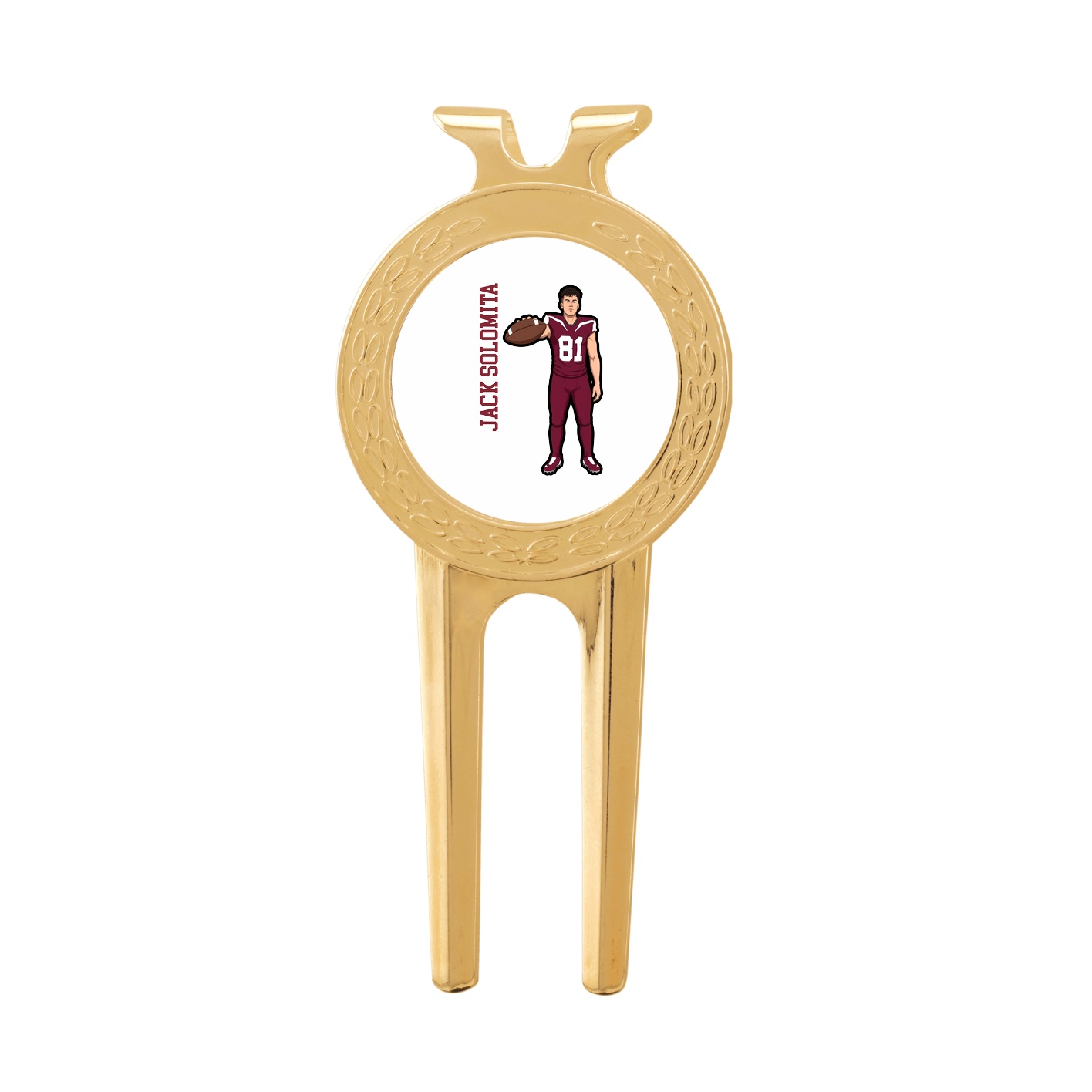 Divot Tool with Ball Marker — Name Vertical in Classic