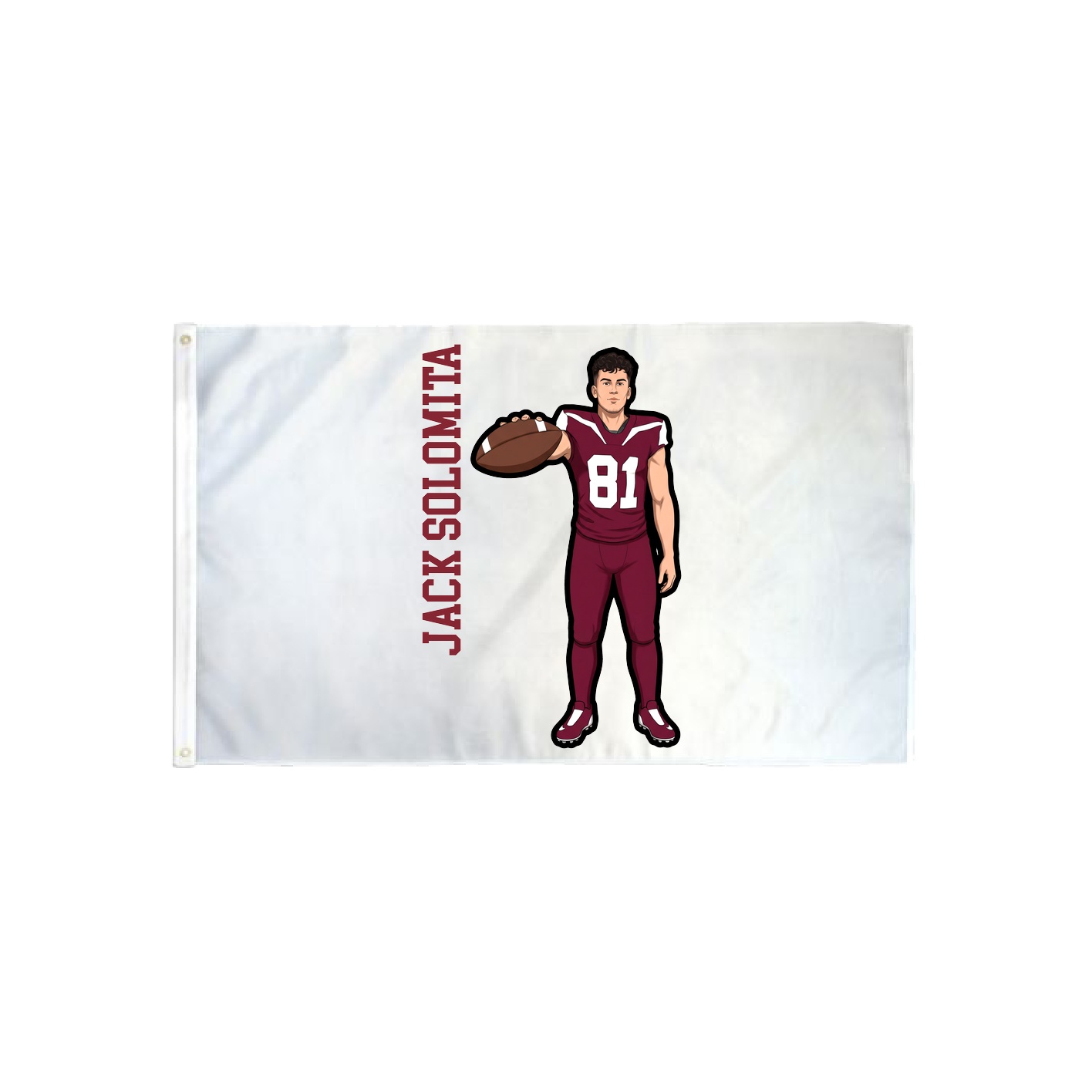 3x5 Flag — Name Vertical in Classic