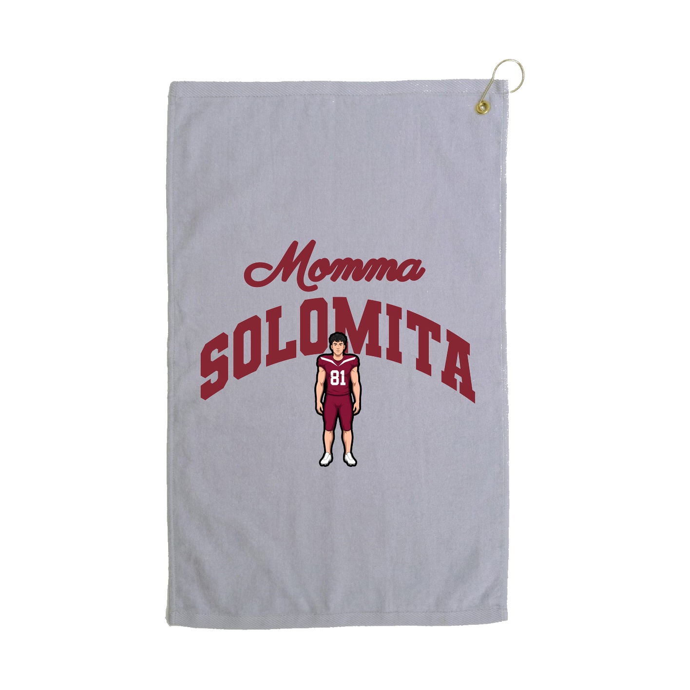 Golf Towel — Mothers Day Arch in Grey