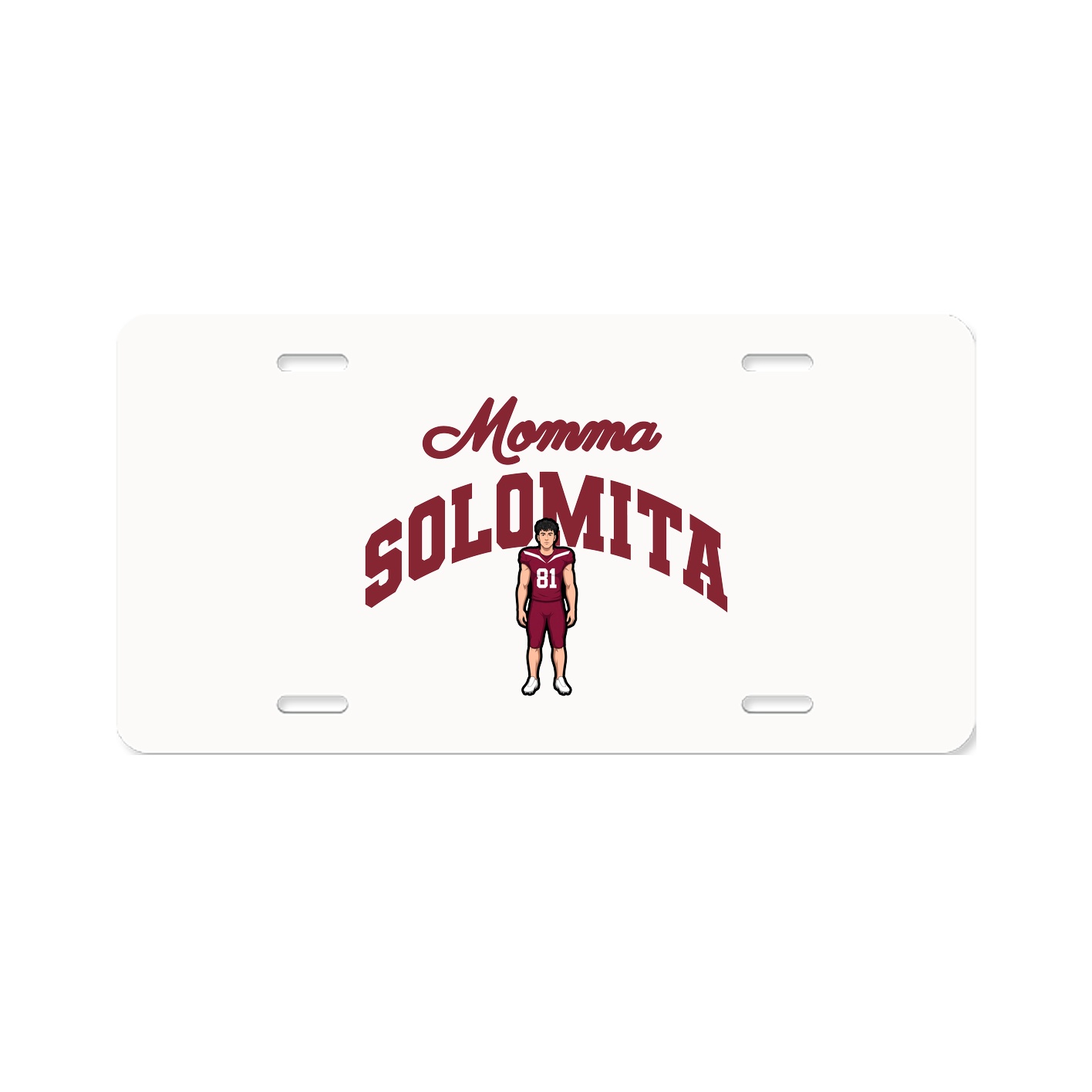 License Plate — Mothers Day Arch in Classic