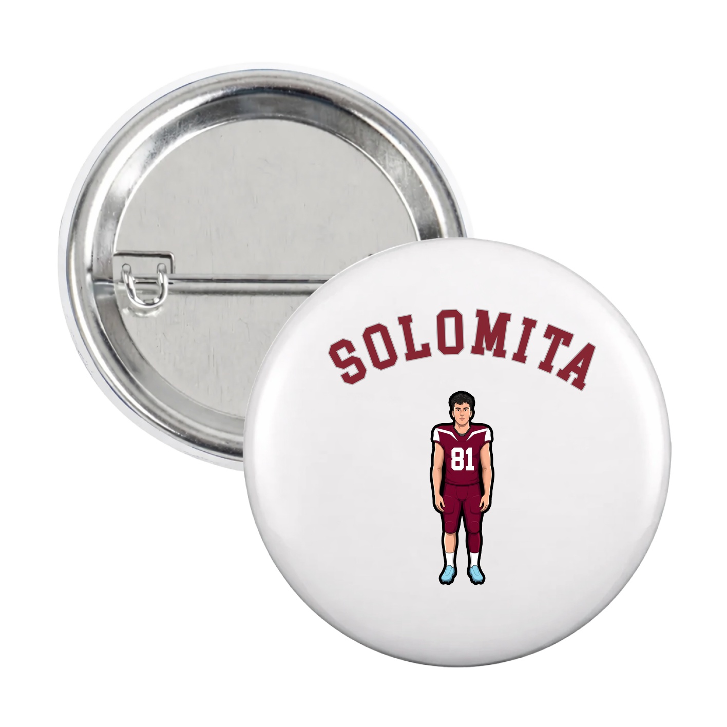 Game Day Button — Shirsey Arch in White