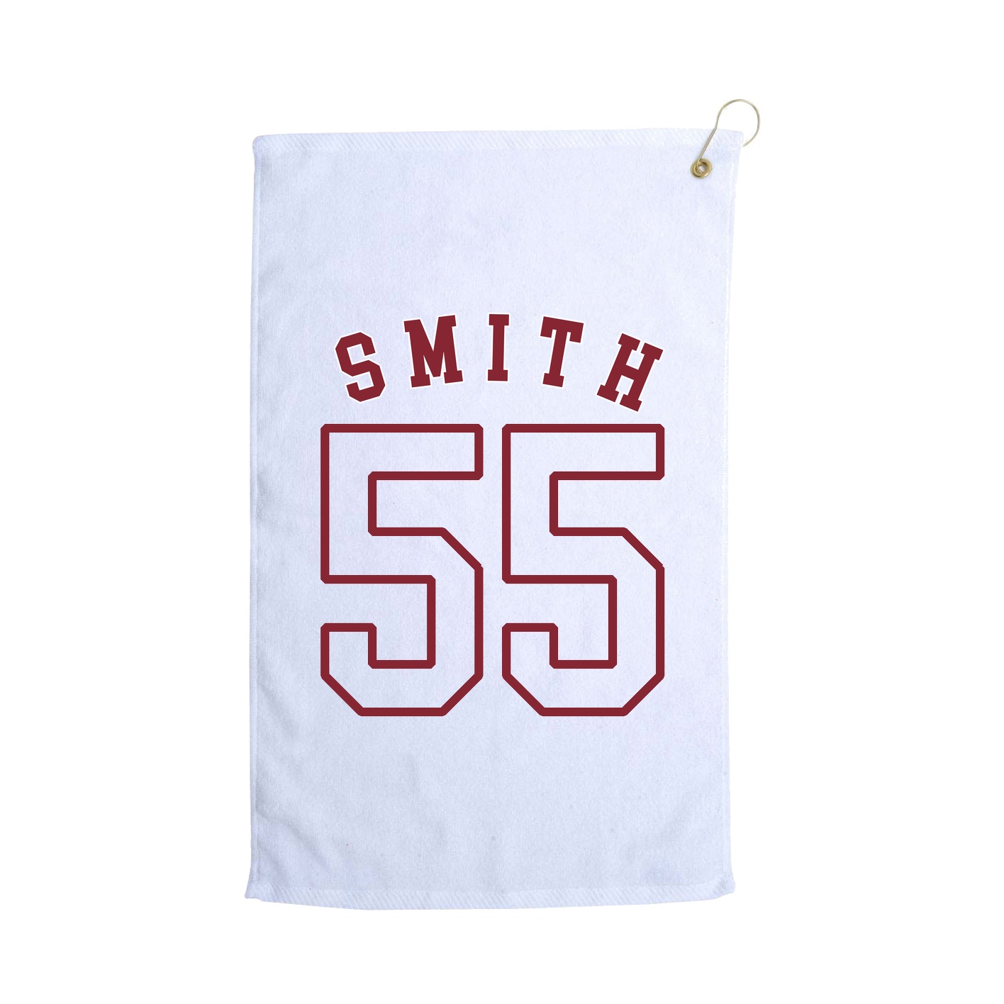 Golf Towel — Shirsey Arch in White