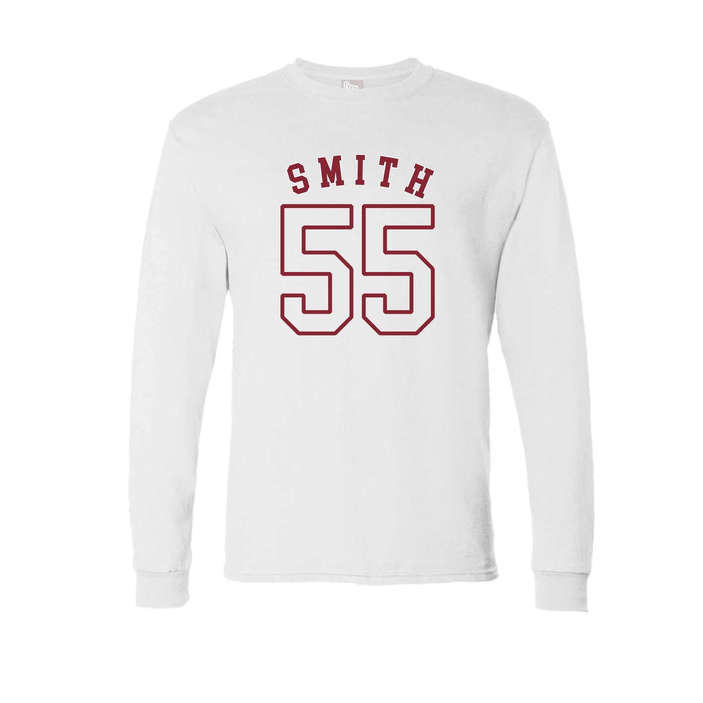 Long Sleeve Tee — Shirsey Arch in White