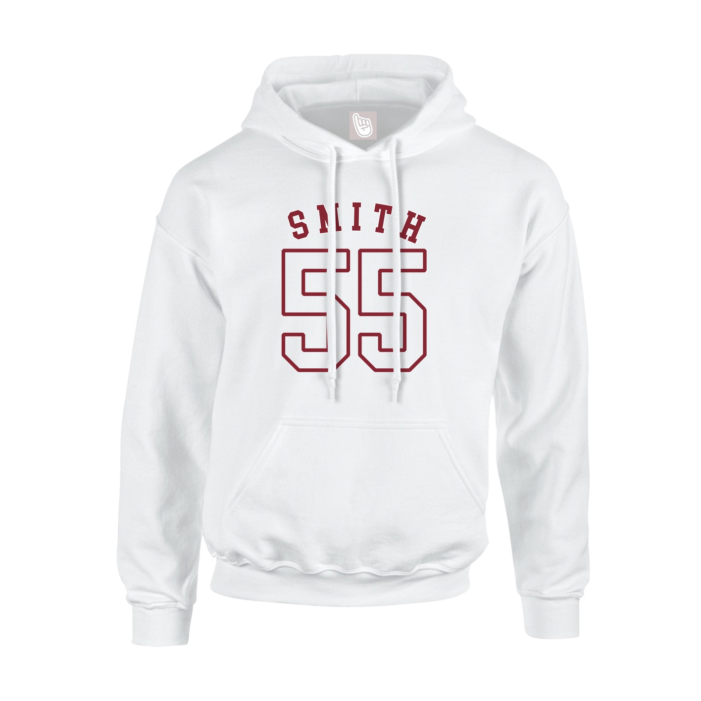 Hoodie — Shirsey Arch in White