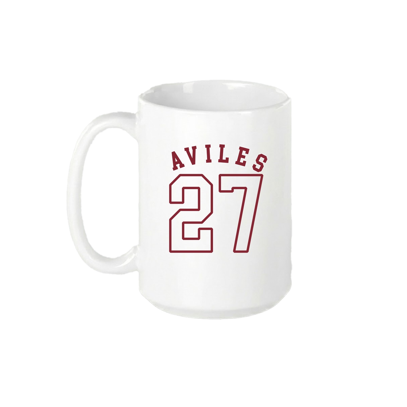 15oz Coffee Mug — Shirsey Arch in White
