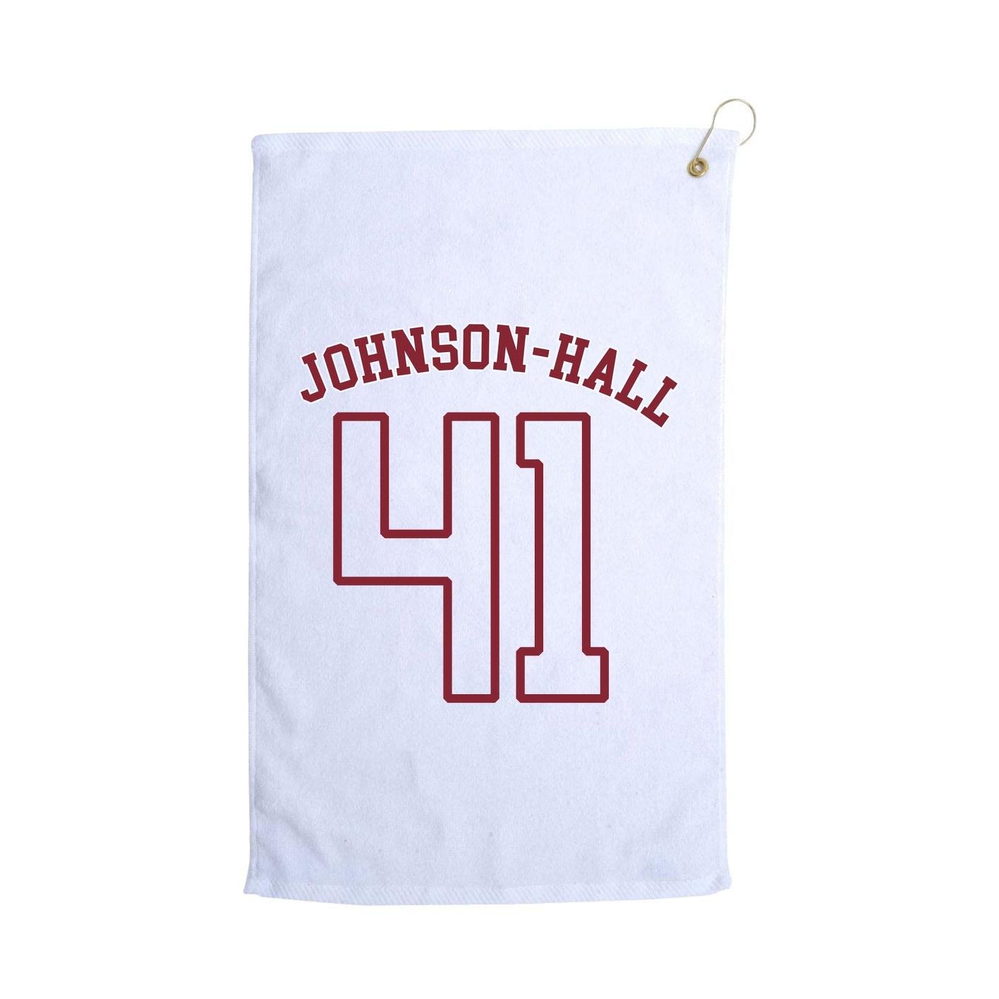 Golf Towel — Shirsey Arch in White