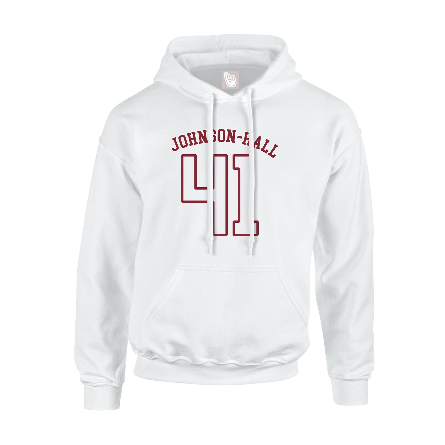 Hoodie — Shirsey Arch in White