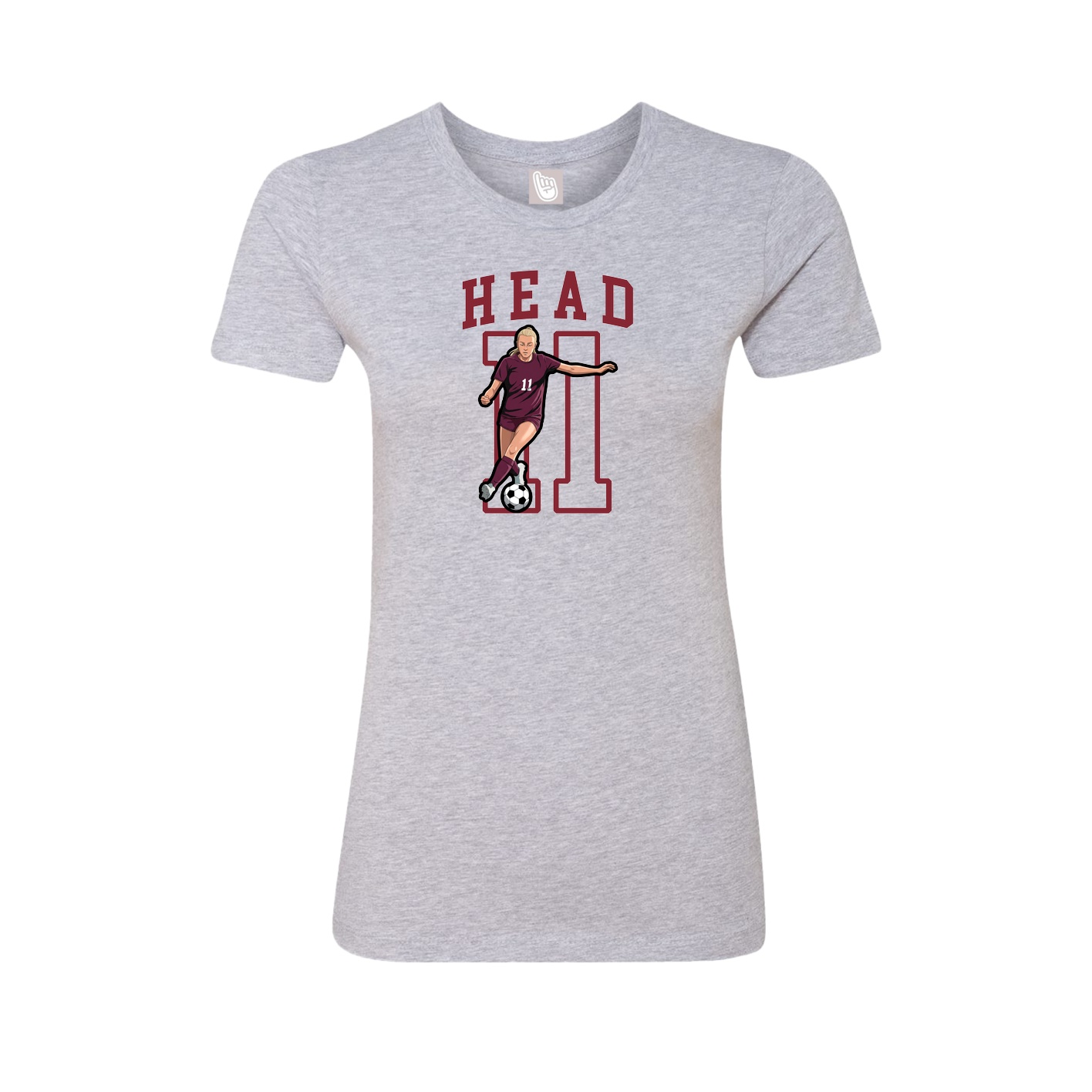 Fitted Women's Tee — Shirsey in Grey