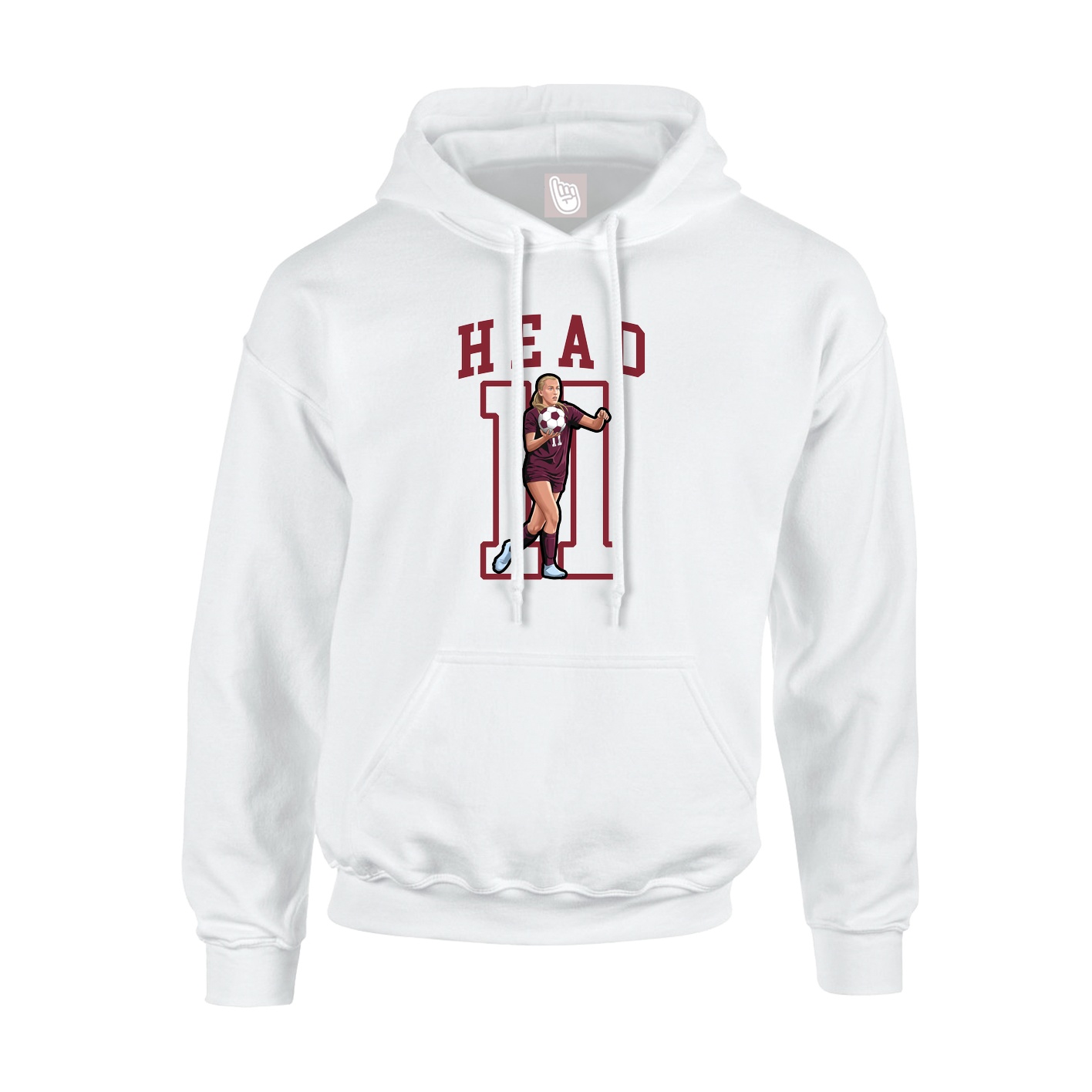 Youth Hoodie — Shirsey in White