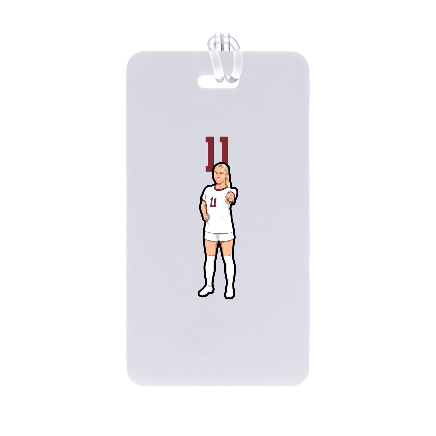 Bag Tag — Number Top in Classic