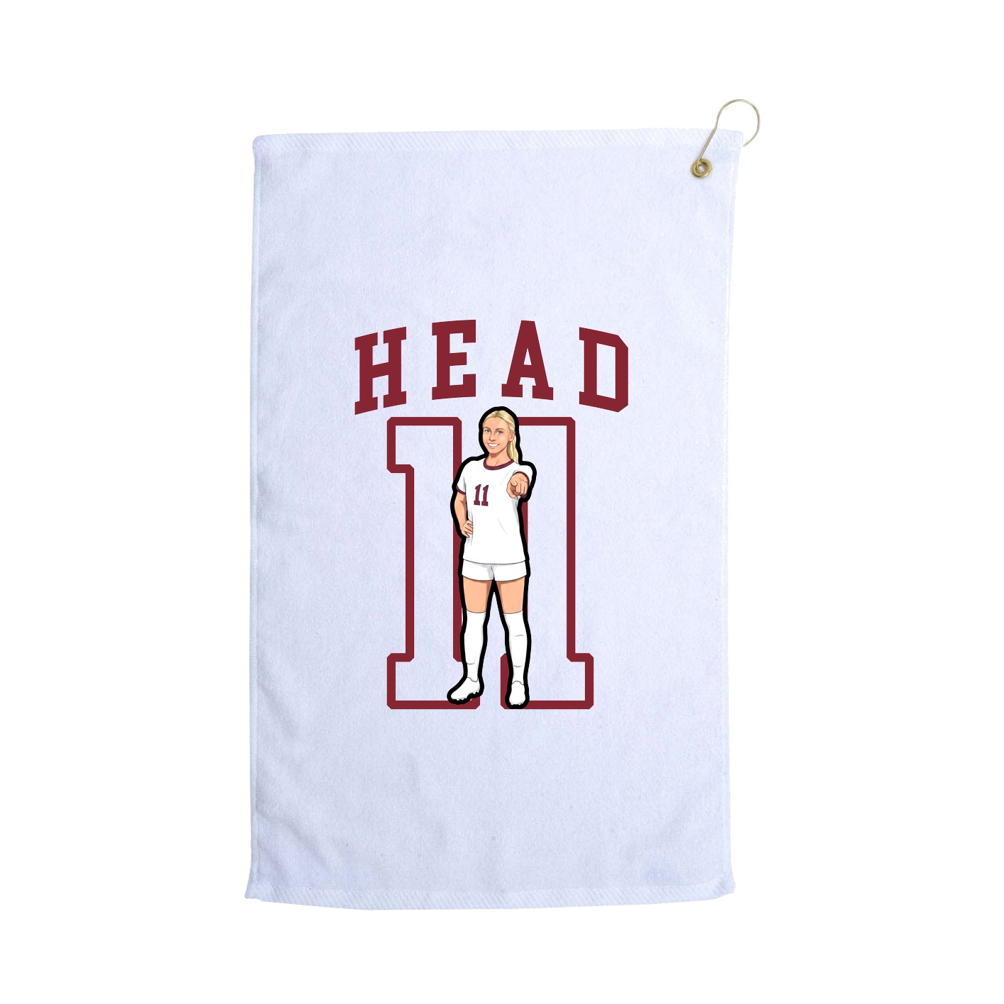 Golf Towel — Shirsey in White