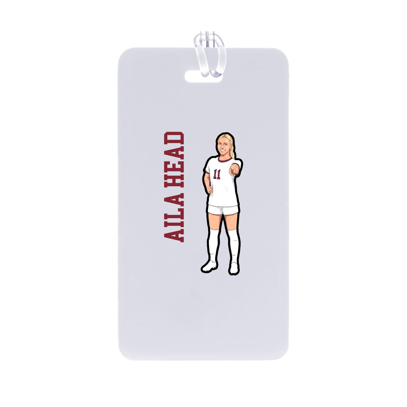 Bag Tag — Name Vertical in Classic