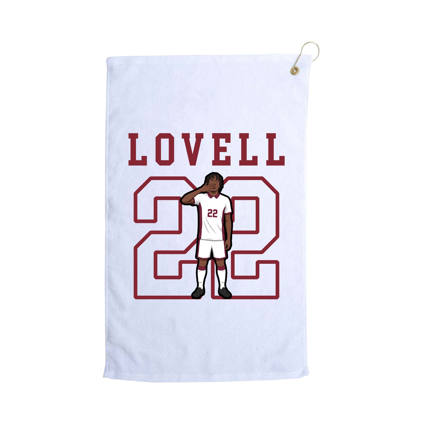 Golf Towel — Shirsey in White