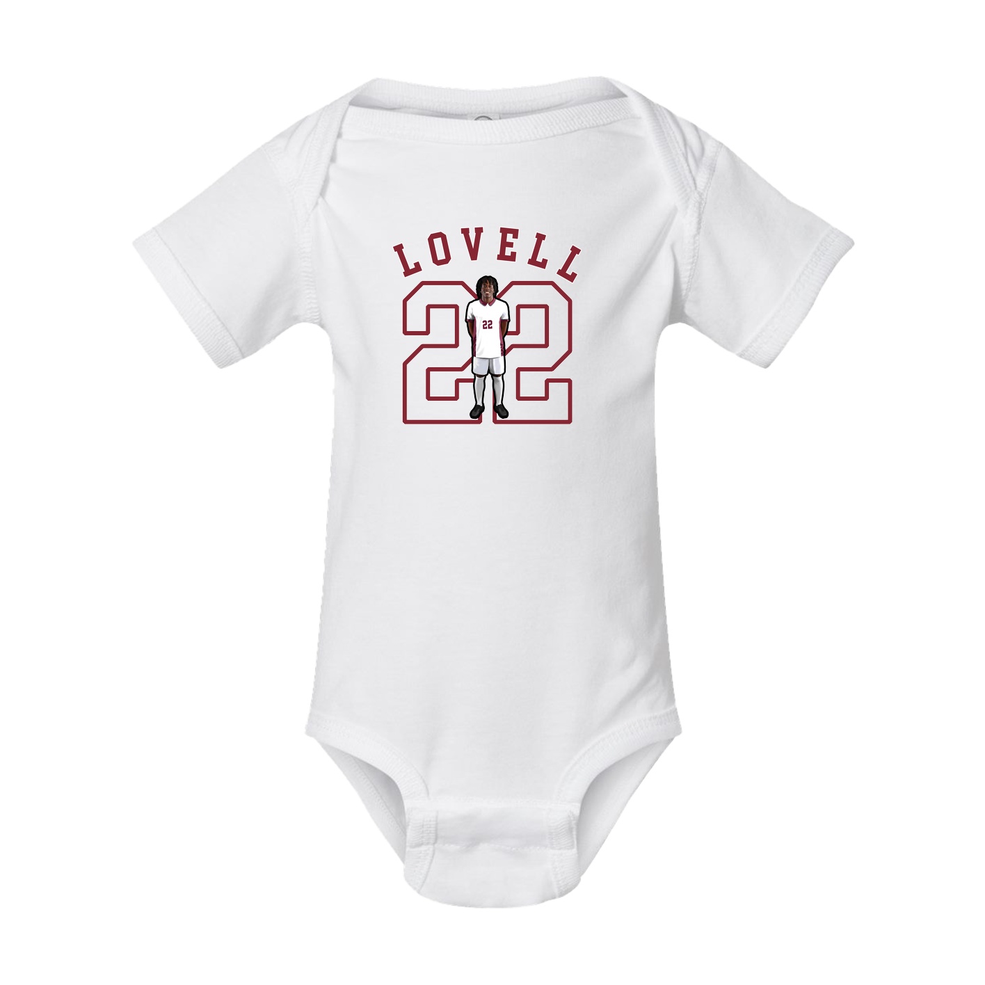 Baby Onesie — Shirsey Arch in White