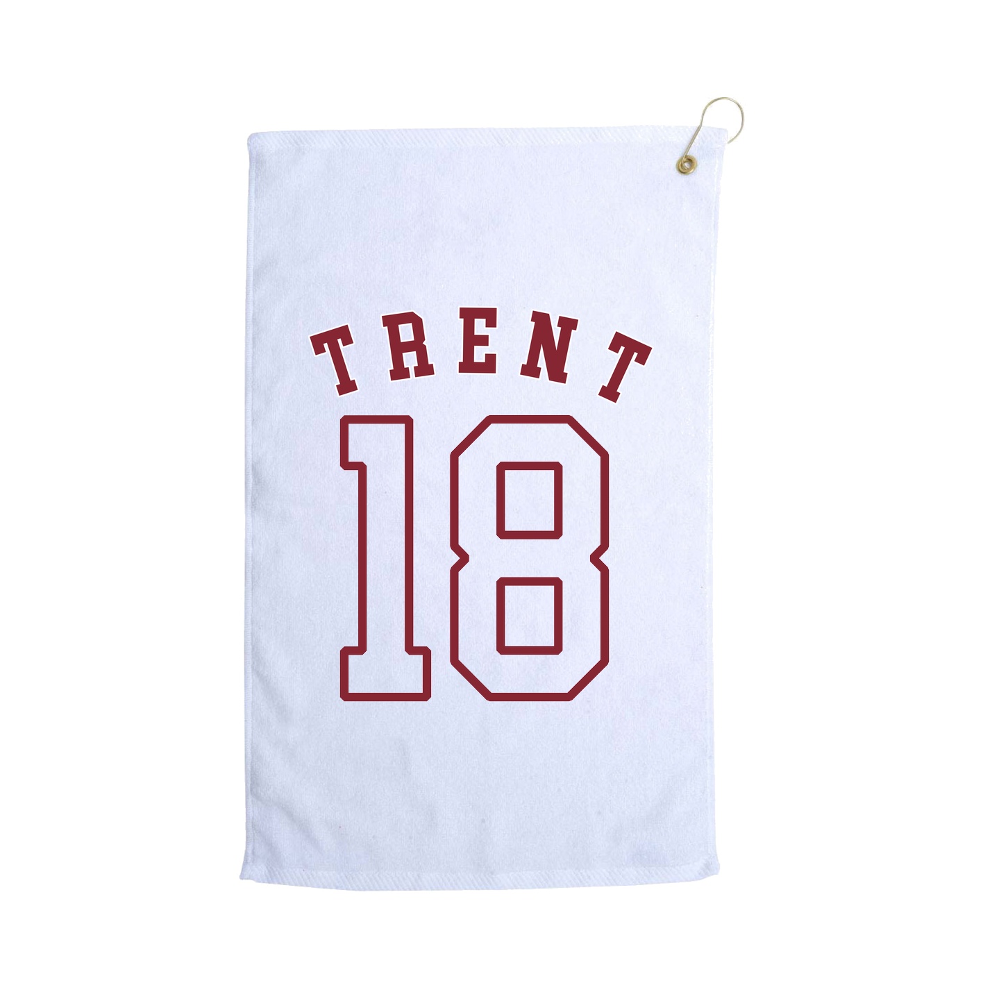 Golf Towel — Shirsey Arch in White