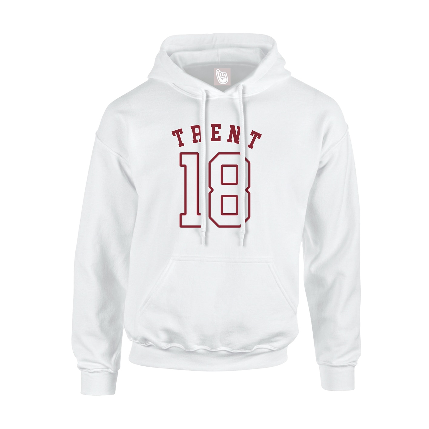 Youth Hoodie — Shirsey Arch in White