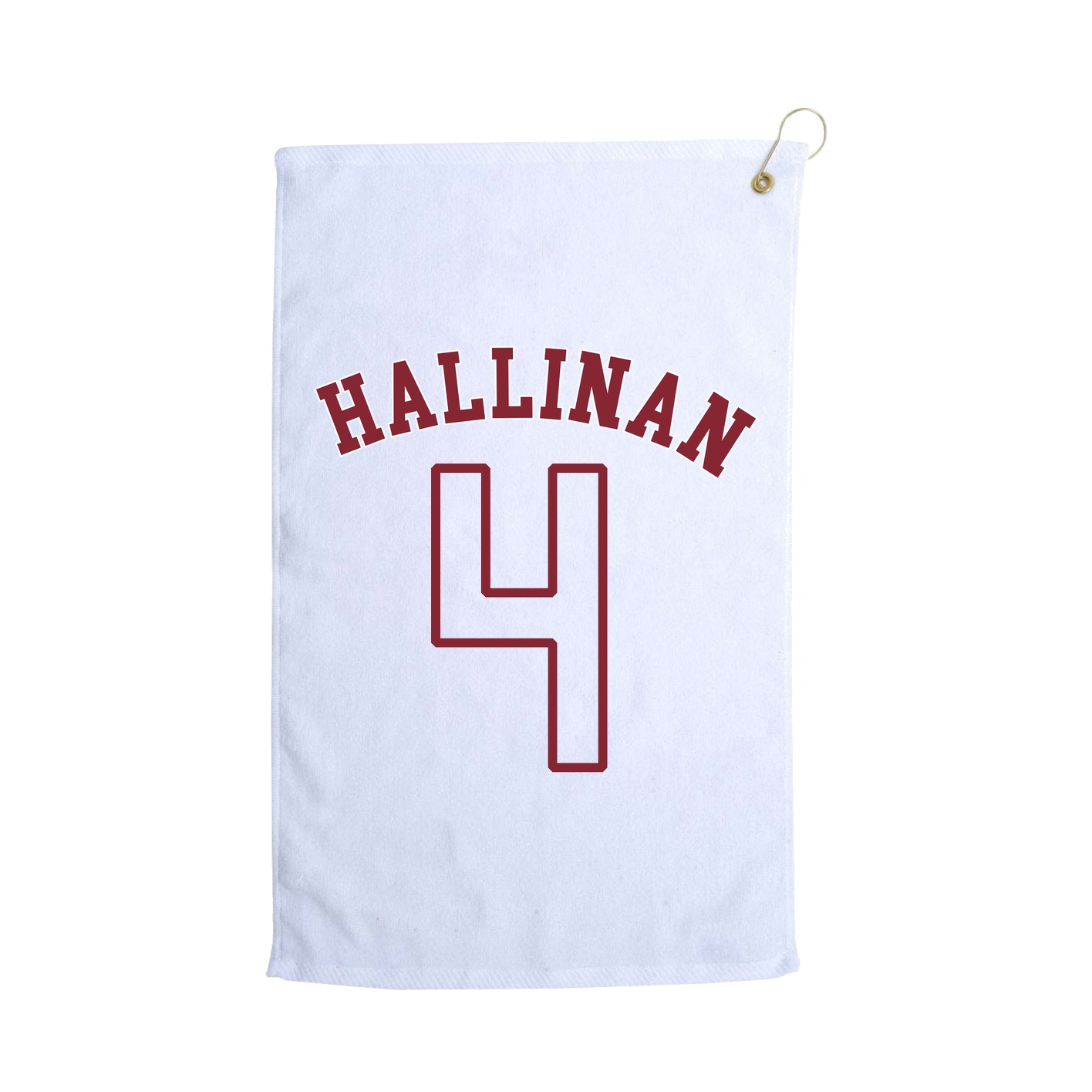 Golf Towel — Shirsey Arch in White