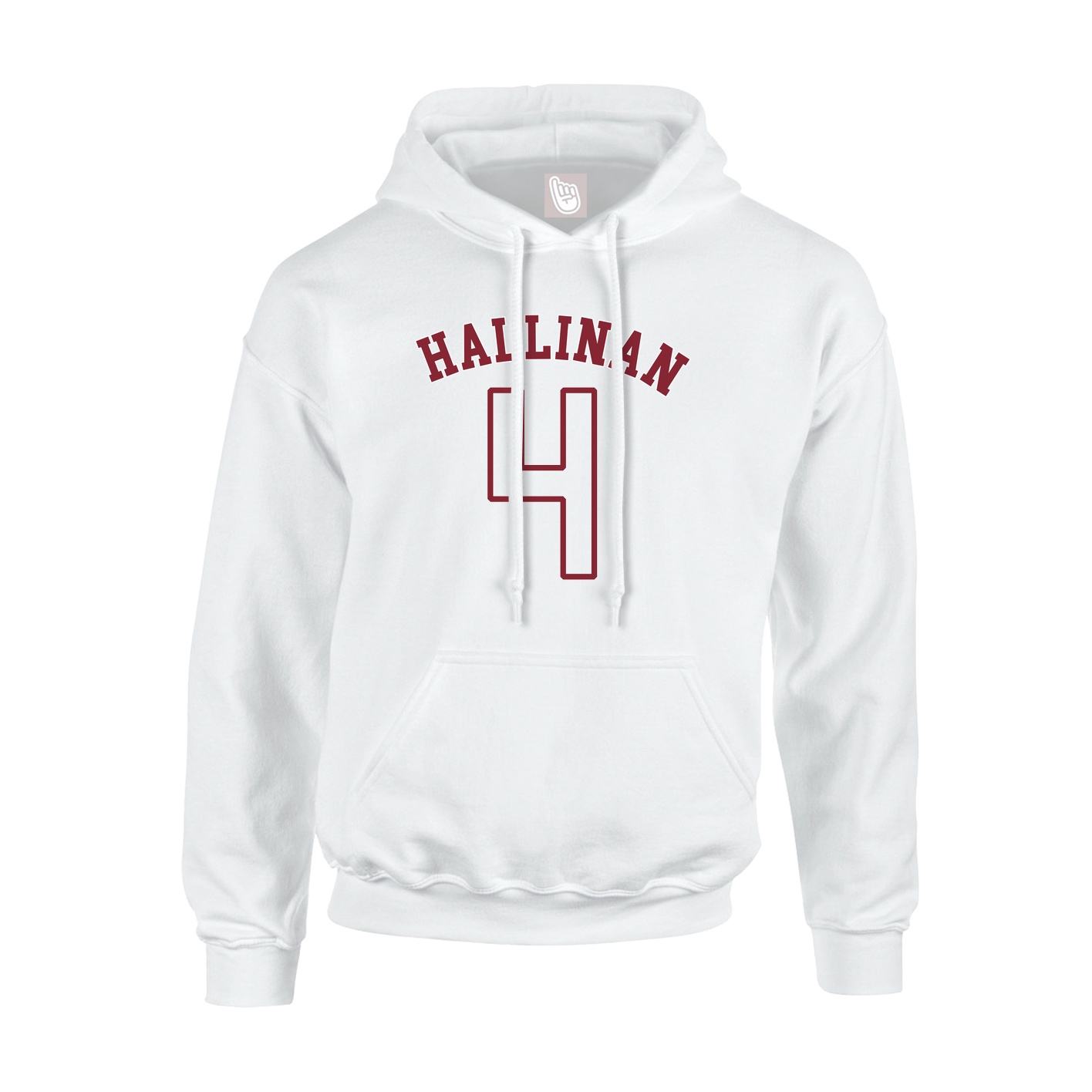 Youth Hoodie — Shirsey Arch in White