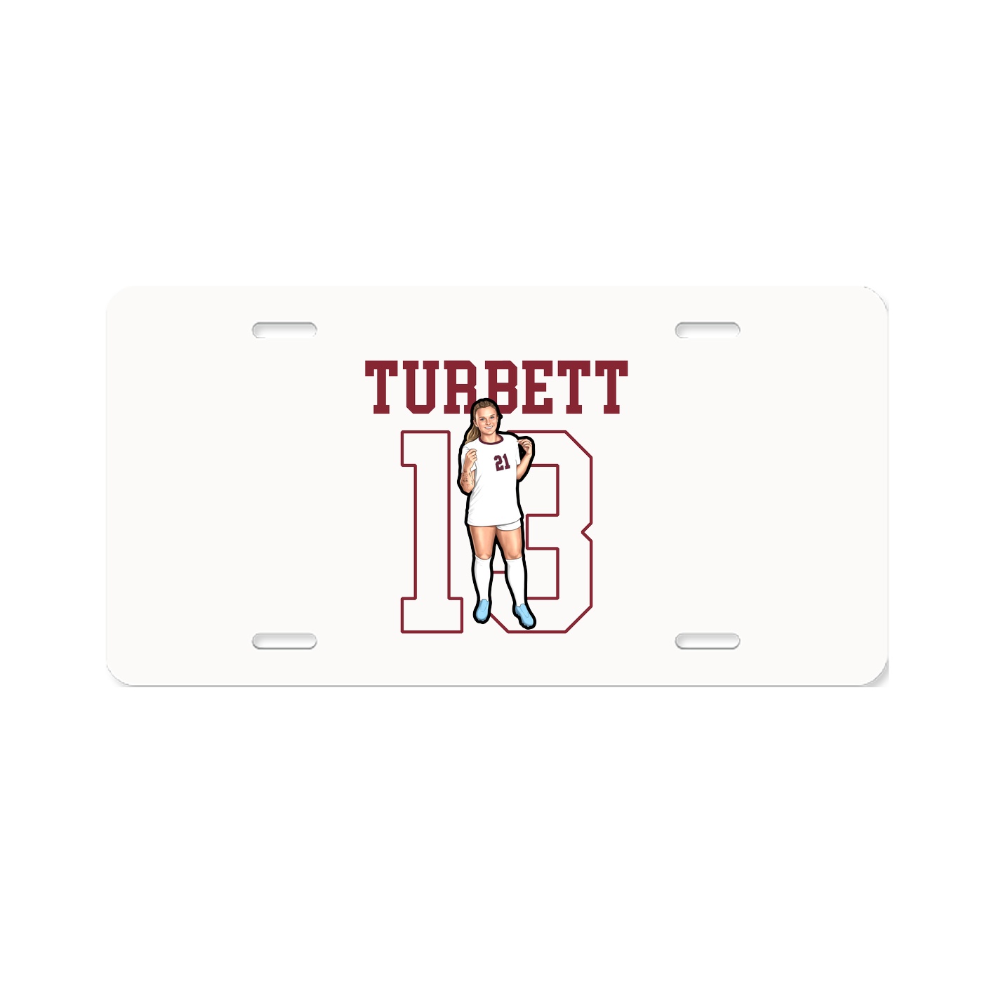 License Plate — Shirsey in Classic