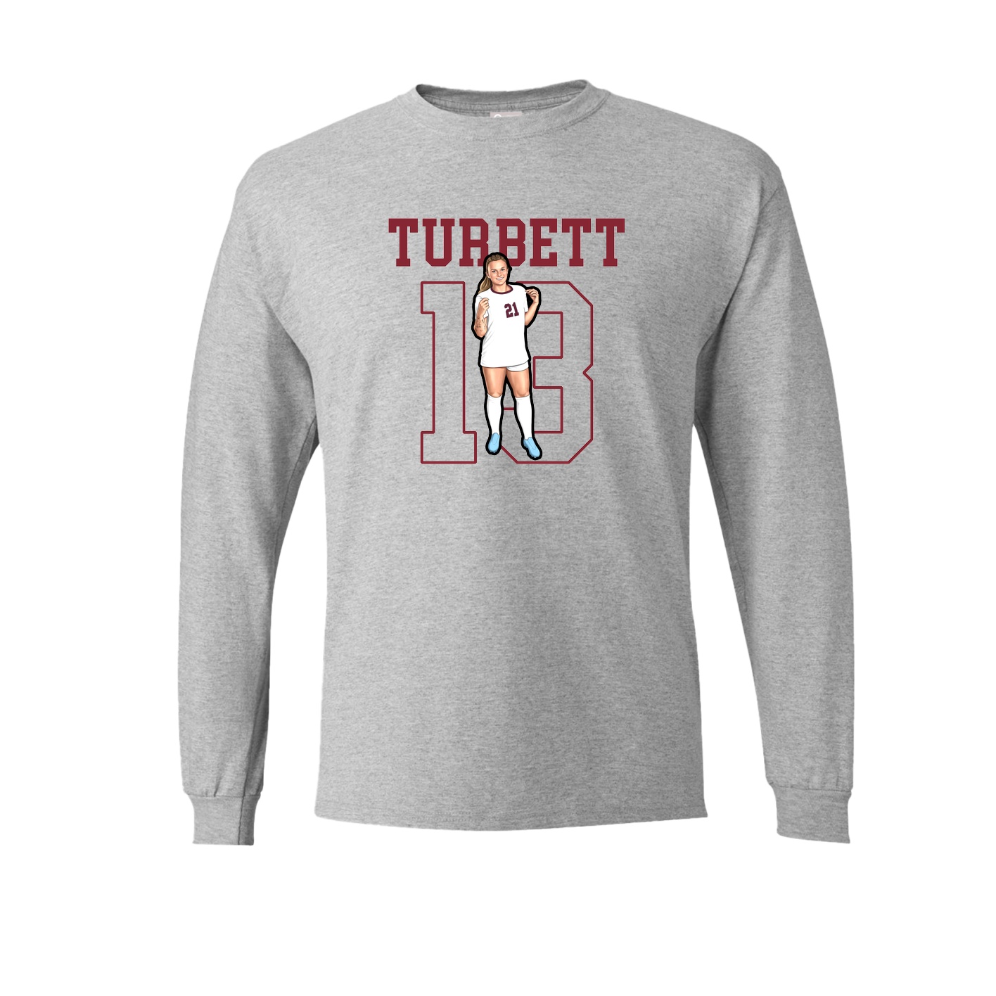 Long Sleeve Tee — Shirsey in Grey