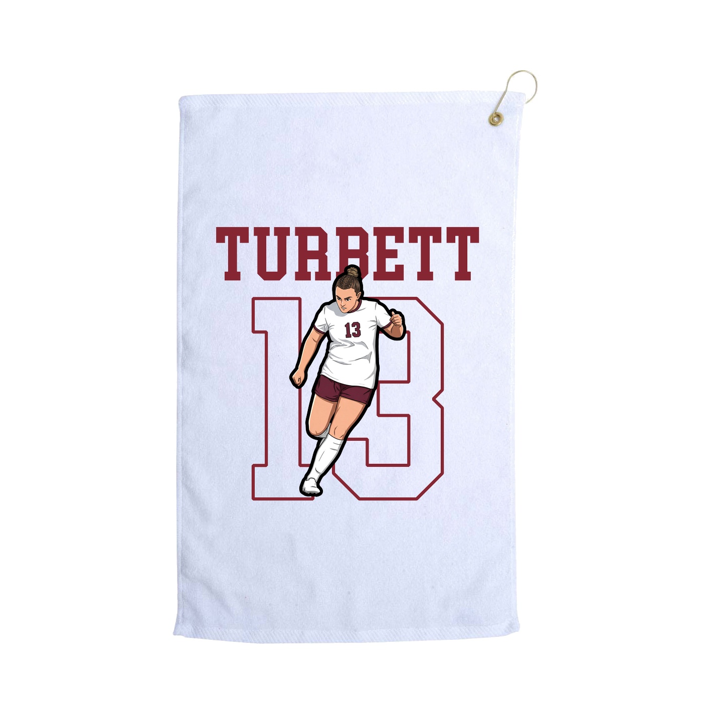 Golf Towel — Shirsey in White