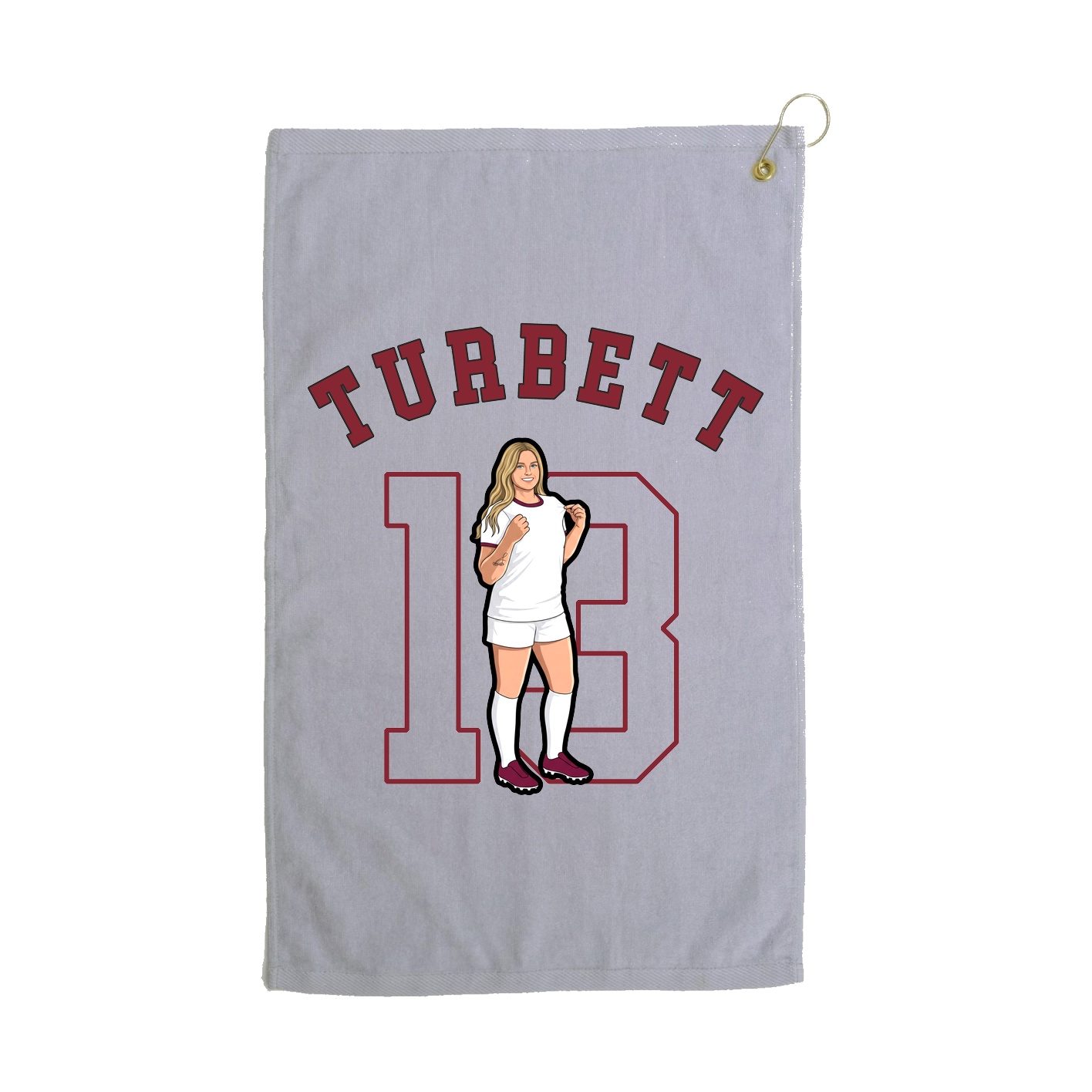 Golf Towel — Shirsey Arch in Grey