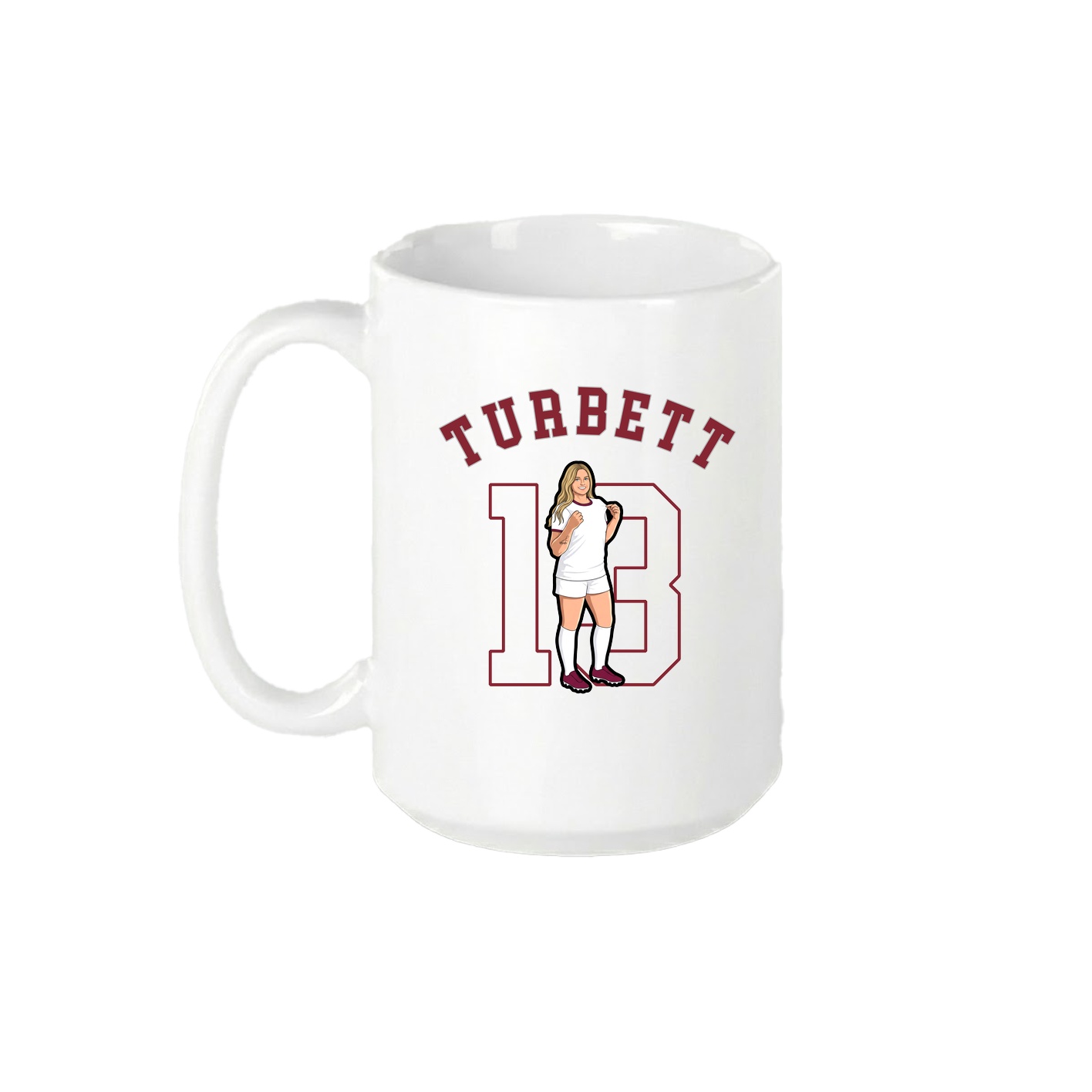 15oz Coffee Mug — Shirsey Arch in White