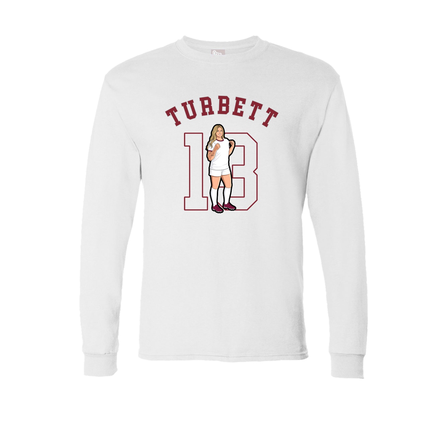 Long Sleeve Tee — Shirsey Arch in White