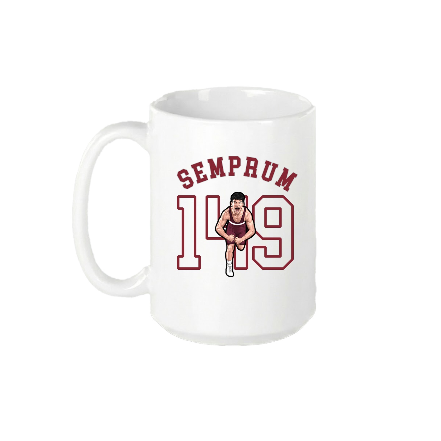 15oz Coffee Mug — Shirsey Arch in White