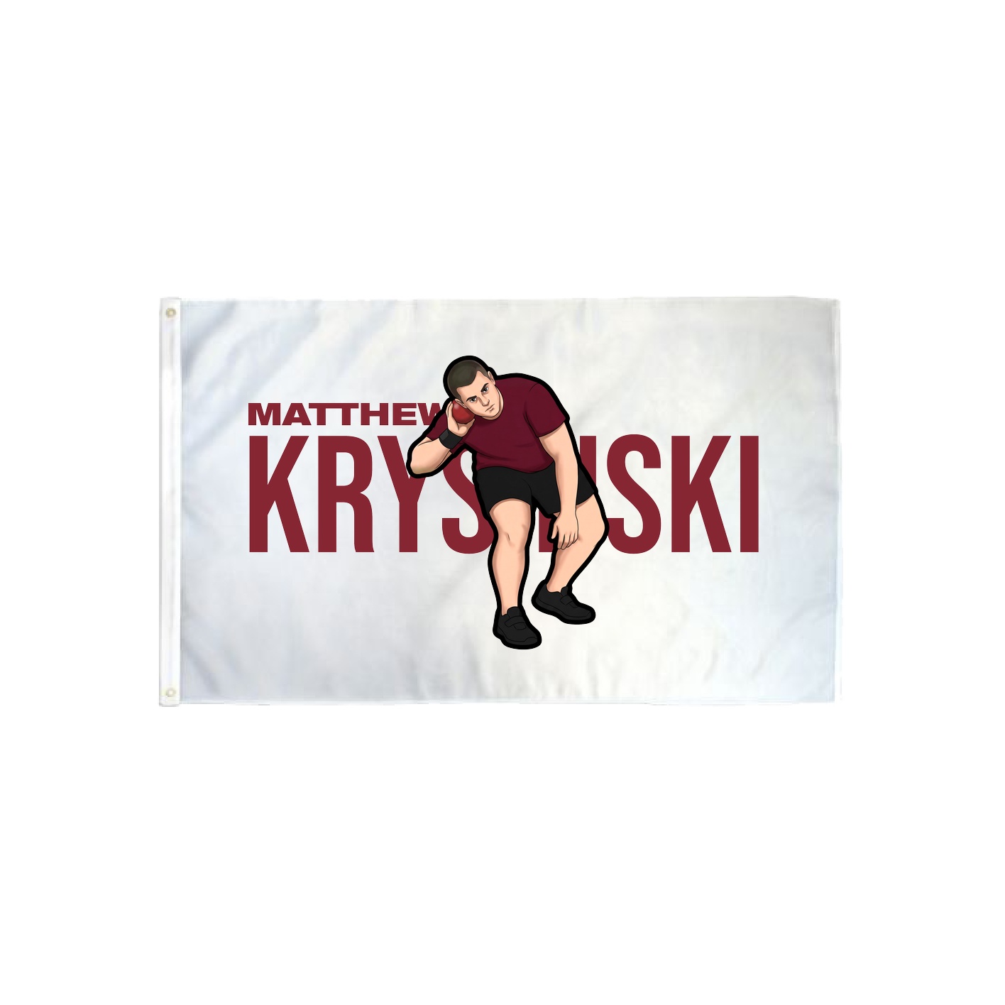 3x5 Flag — Player Name in Classic