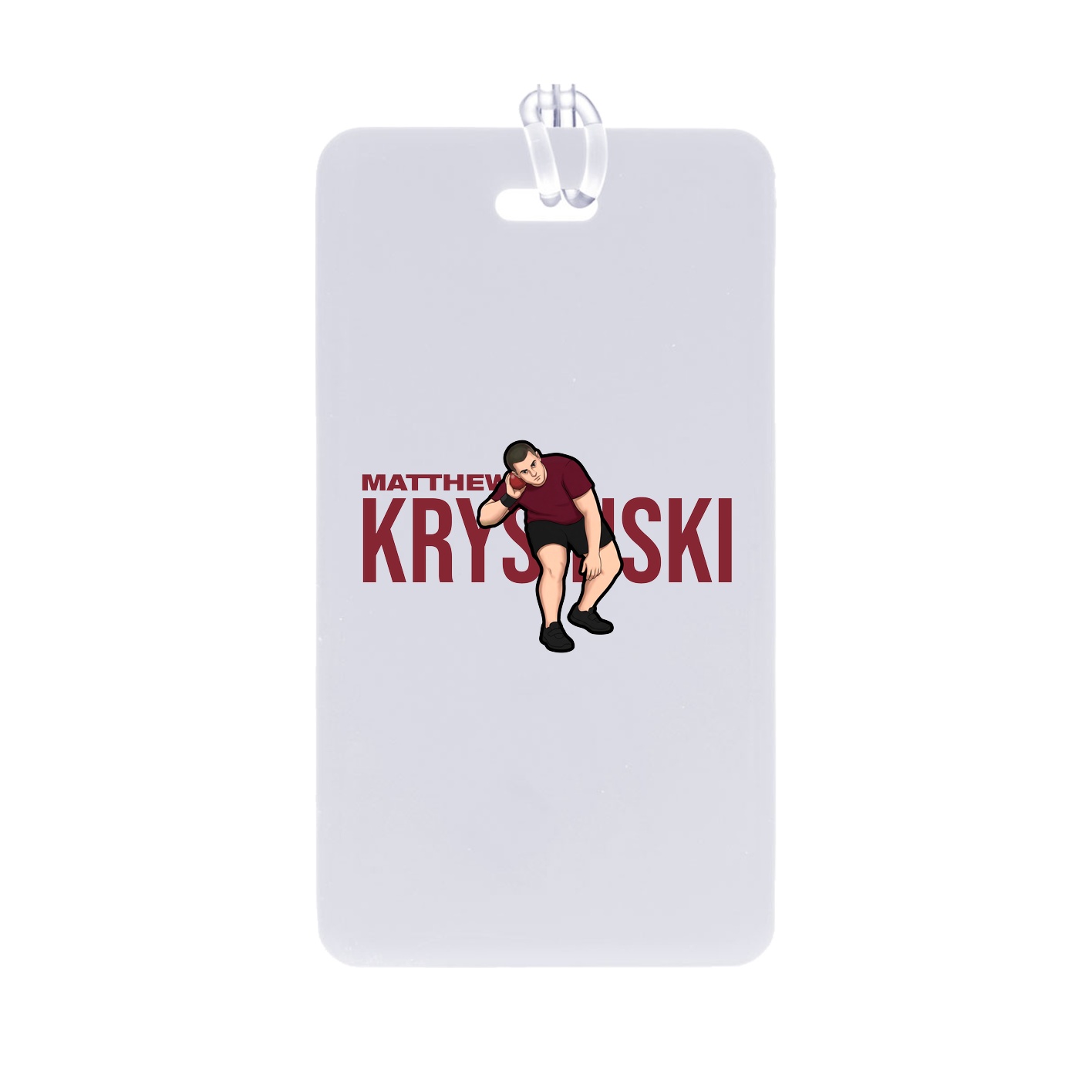 Bag Tag — Player Name in Classic