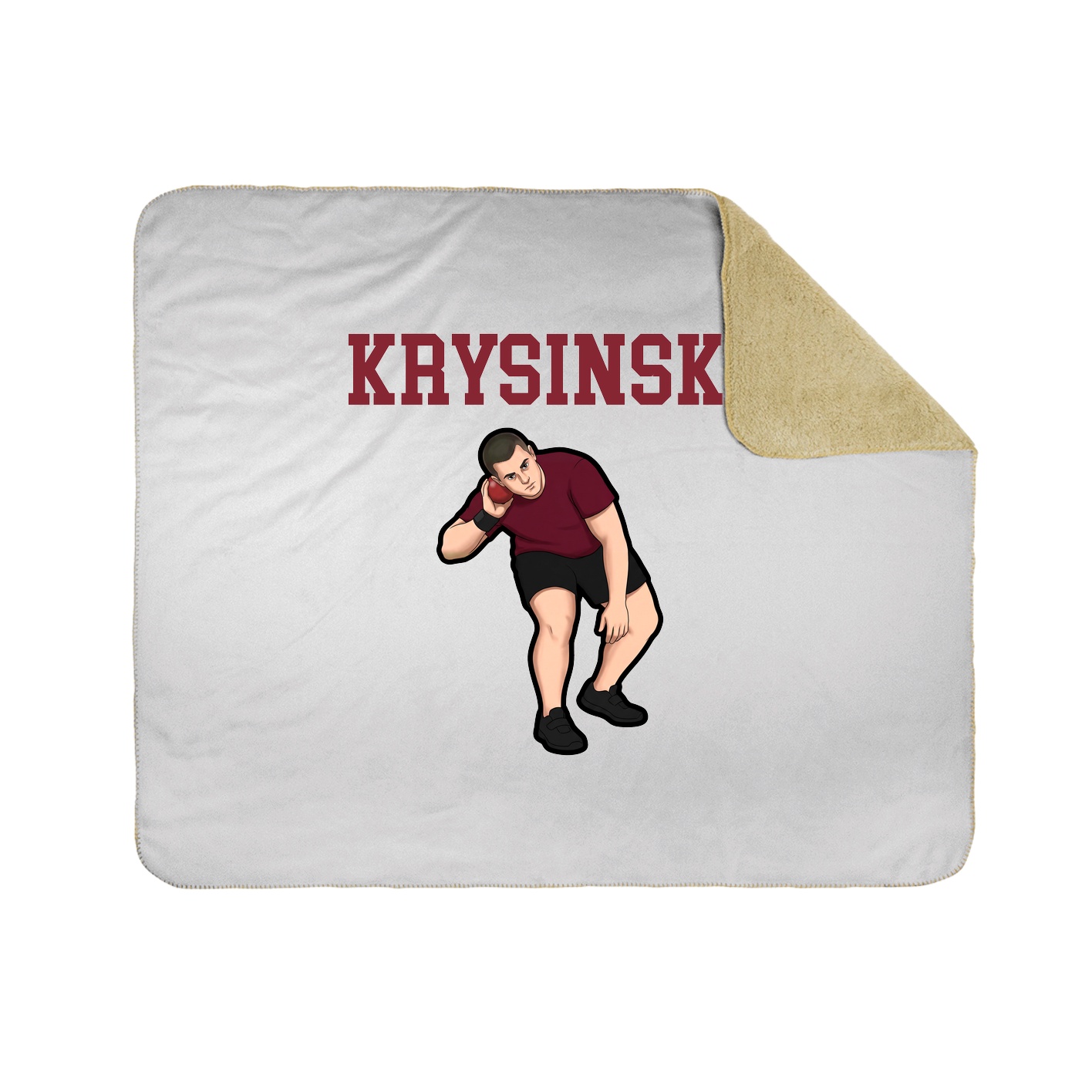 Throw Blanket — Shirsey in White