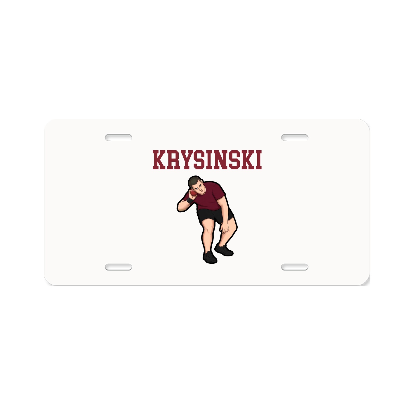 License Plate — Shirsey in Classic