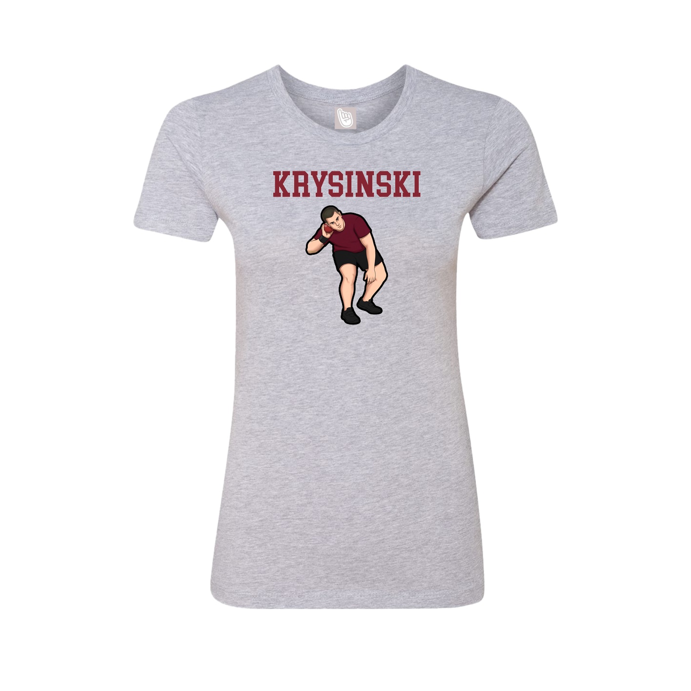 Fitted Women's Tee — Shirsey in Grey