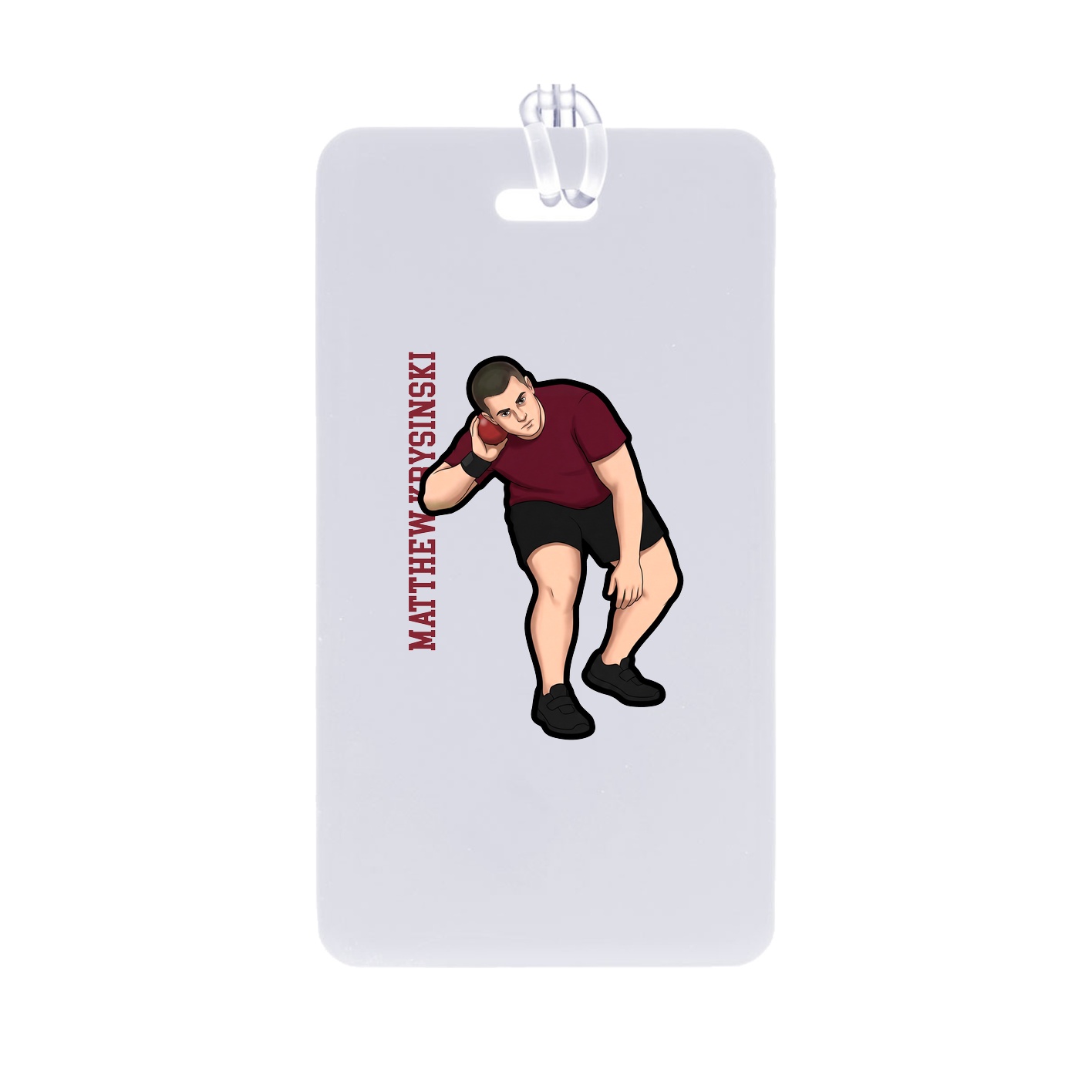 Bag Tag — Name Vertical in Classic