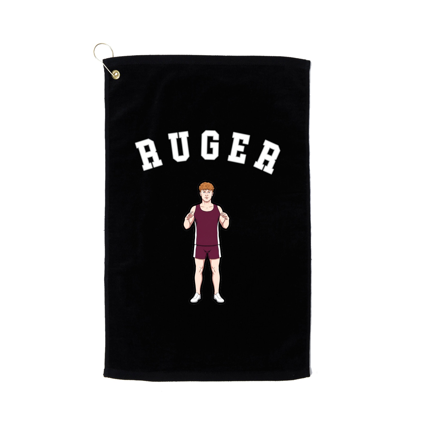Golf Towel — Shirsey Arch in Black