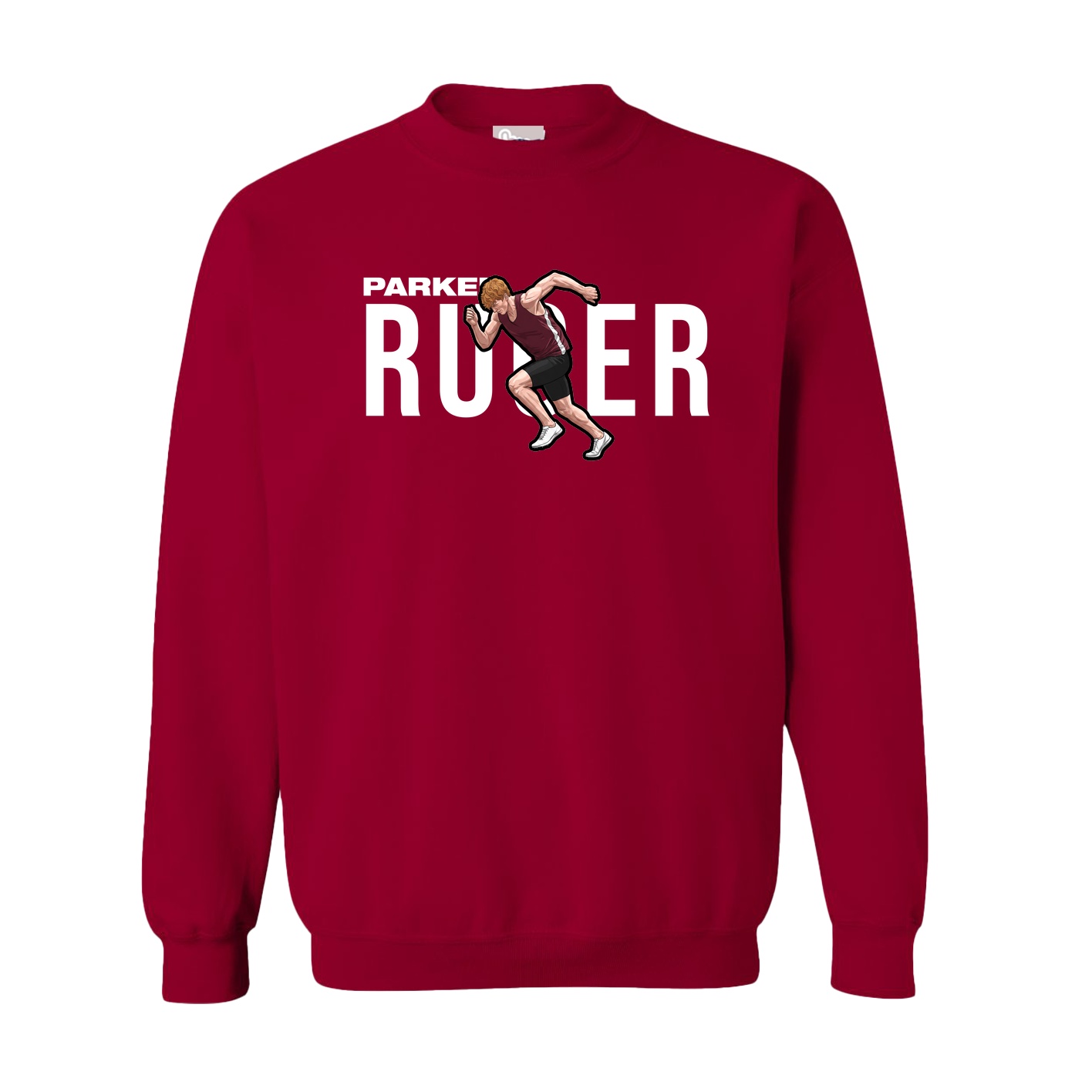 Fleece Crew — Player Name in Cardinal